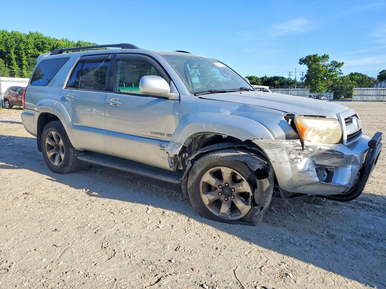 2007 Toyota 4runner Limited Silver vin: JTEBT17RX70068483