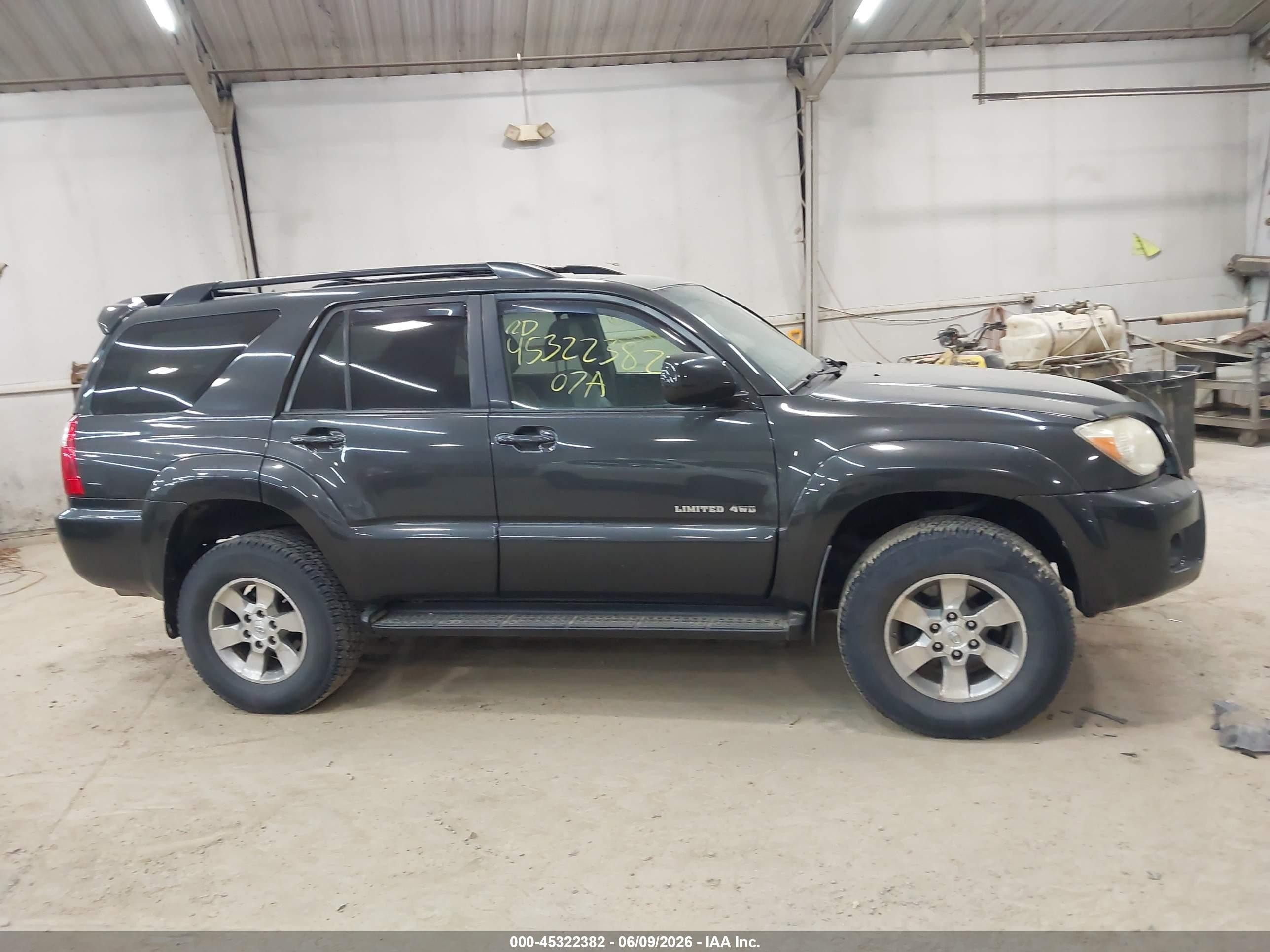 2007 Toyota 4runner Limited Зеленый vin: JTEBT17RX78040927