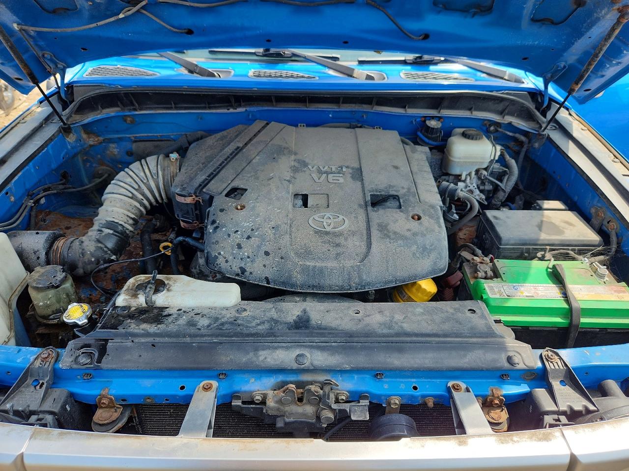 2007 Toyota Fj Cruiser Base Blue vin: JTEBU11F070002486