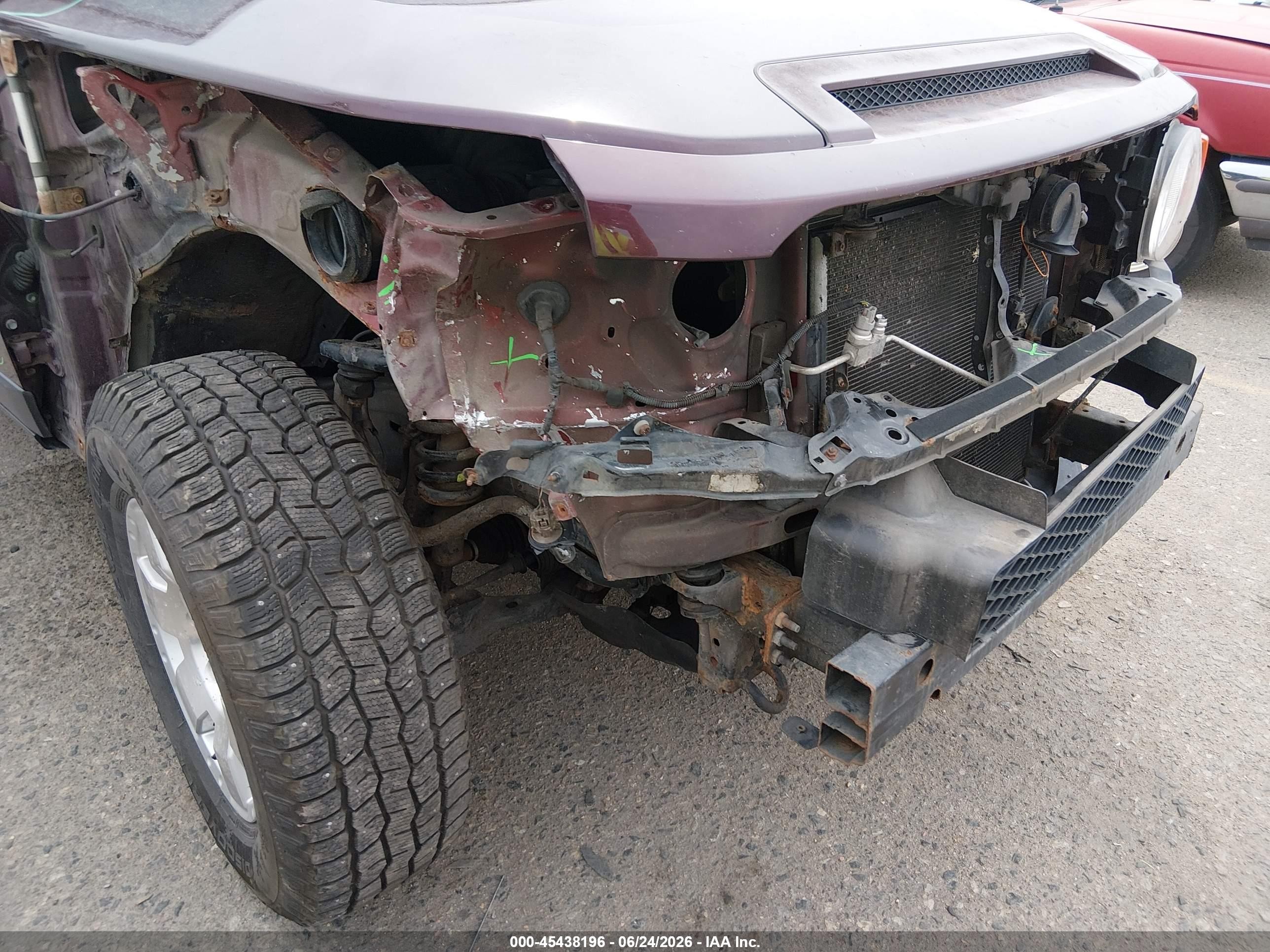 2007 Toyota Fj Cruiser   Burgundy vin: JTEBU11F070008885