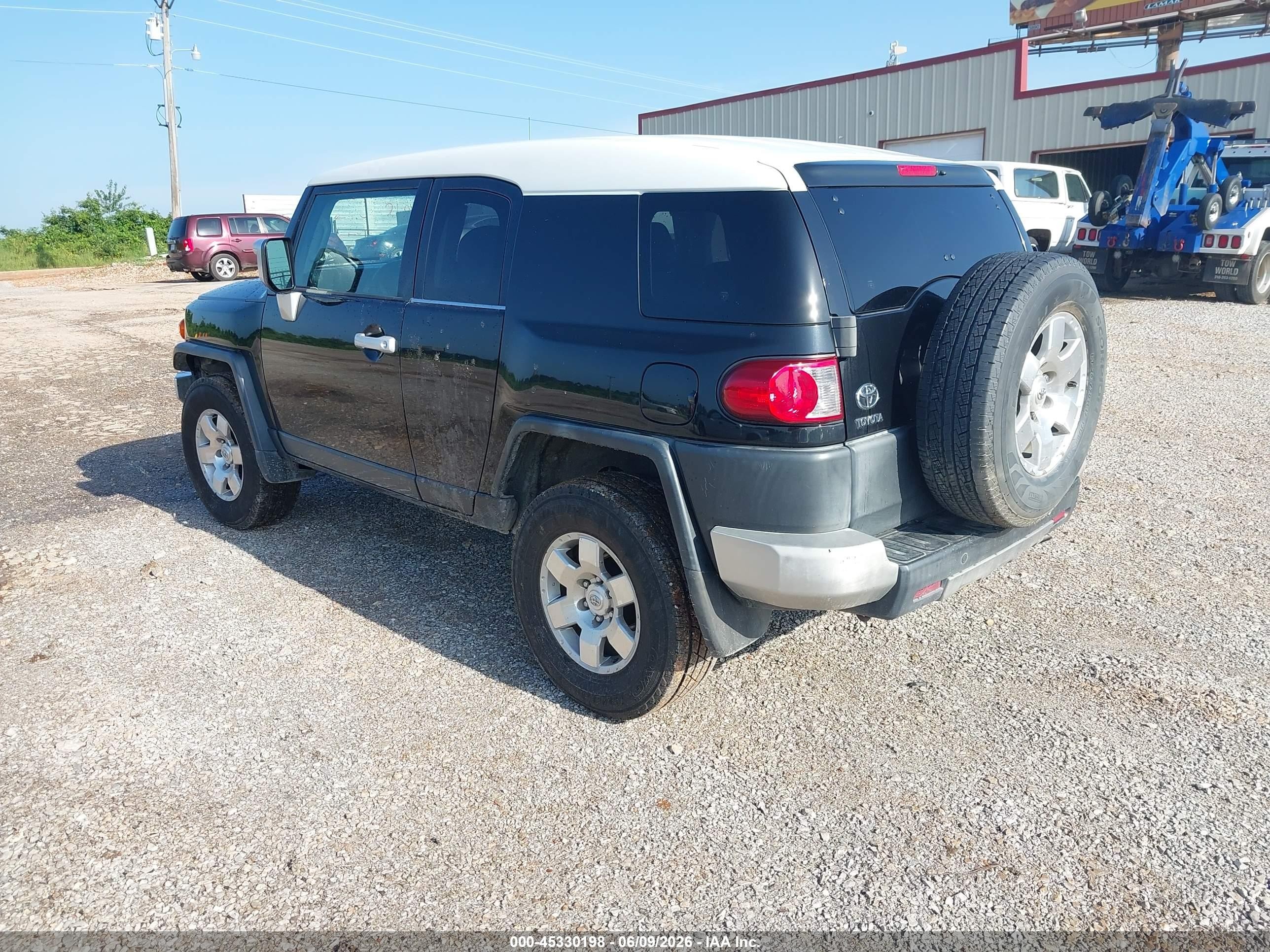 2007 Toyota Fj Cruiser Black vin: JTEBU11F070035780