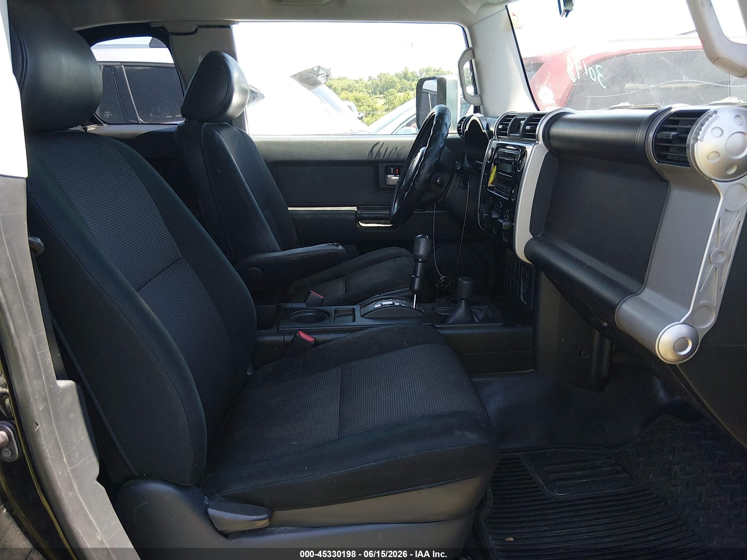 2007 Toyota Fj Cruiser Black vin: JTEBU11F070035780