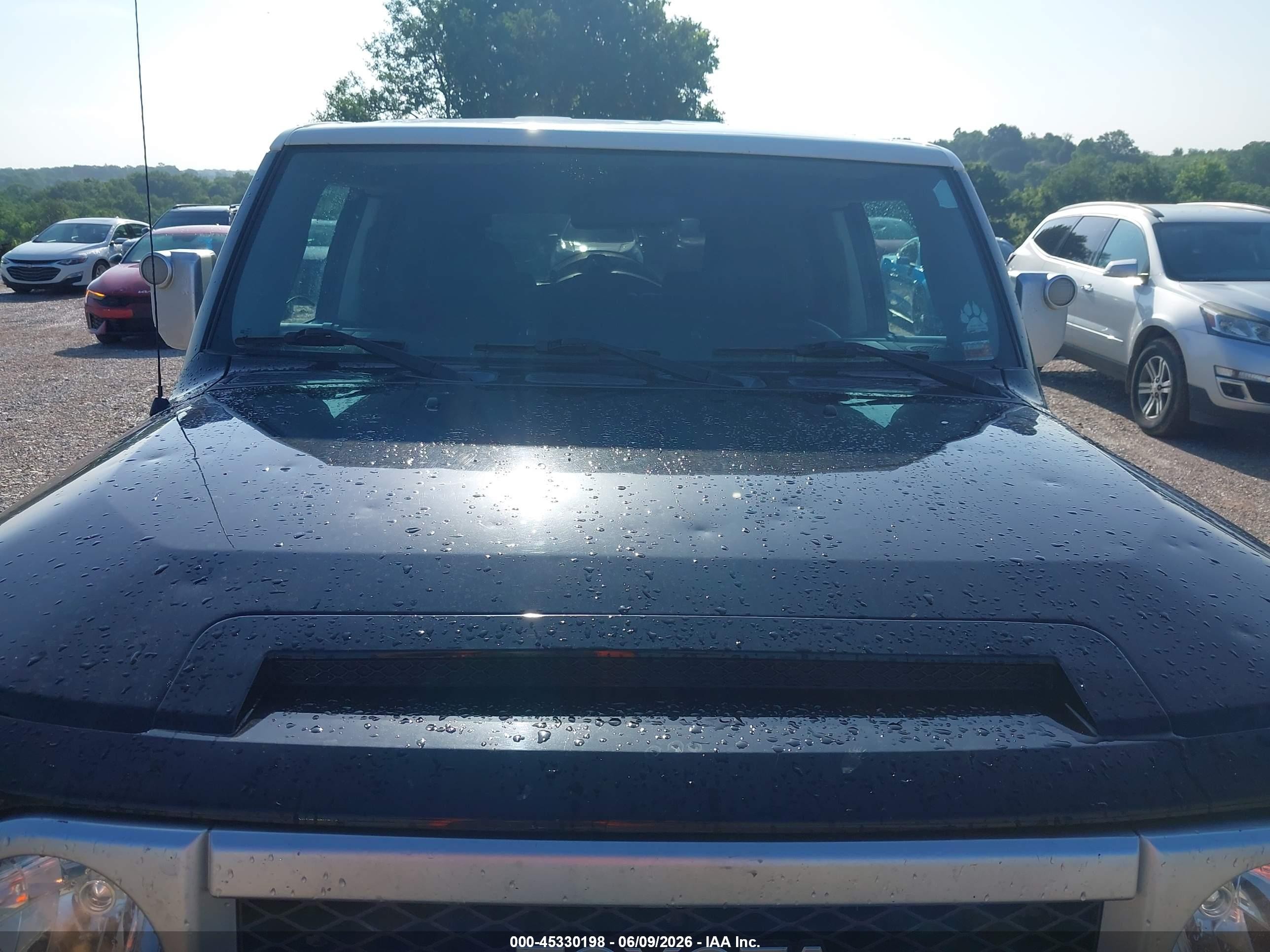 2007 Toyota Fj Cruiser Black vin: JTEBU11F070035780