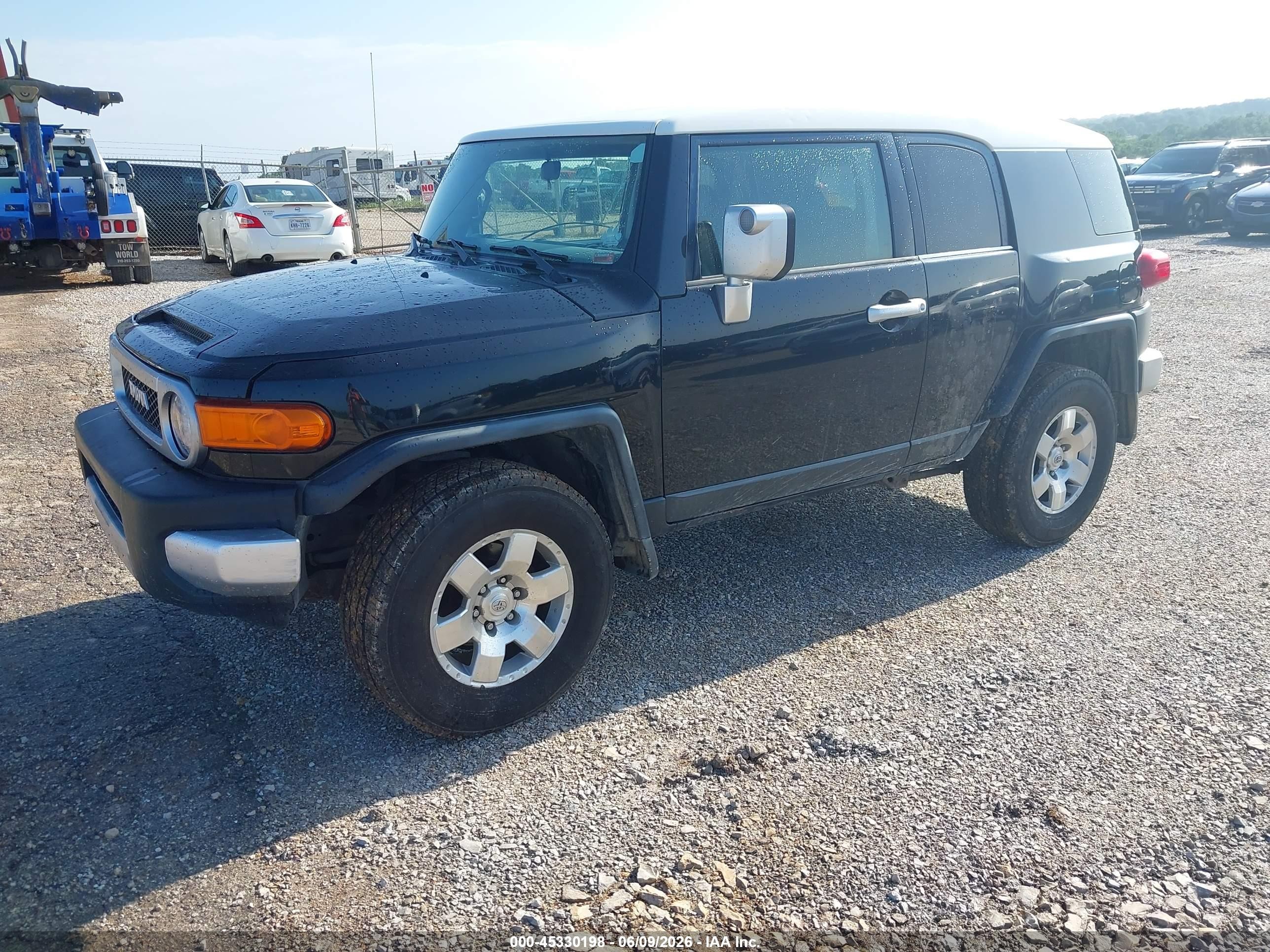 2007 Toyota Fj Cruiser Black vin: JTEBU11F070035780