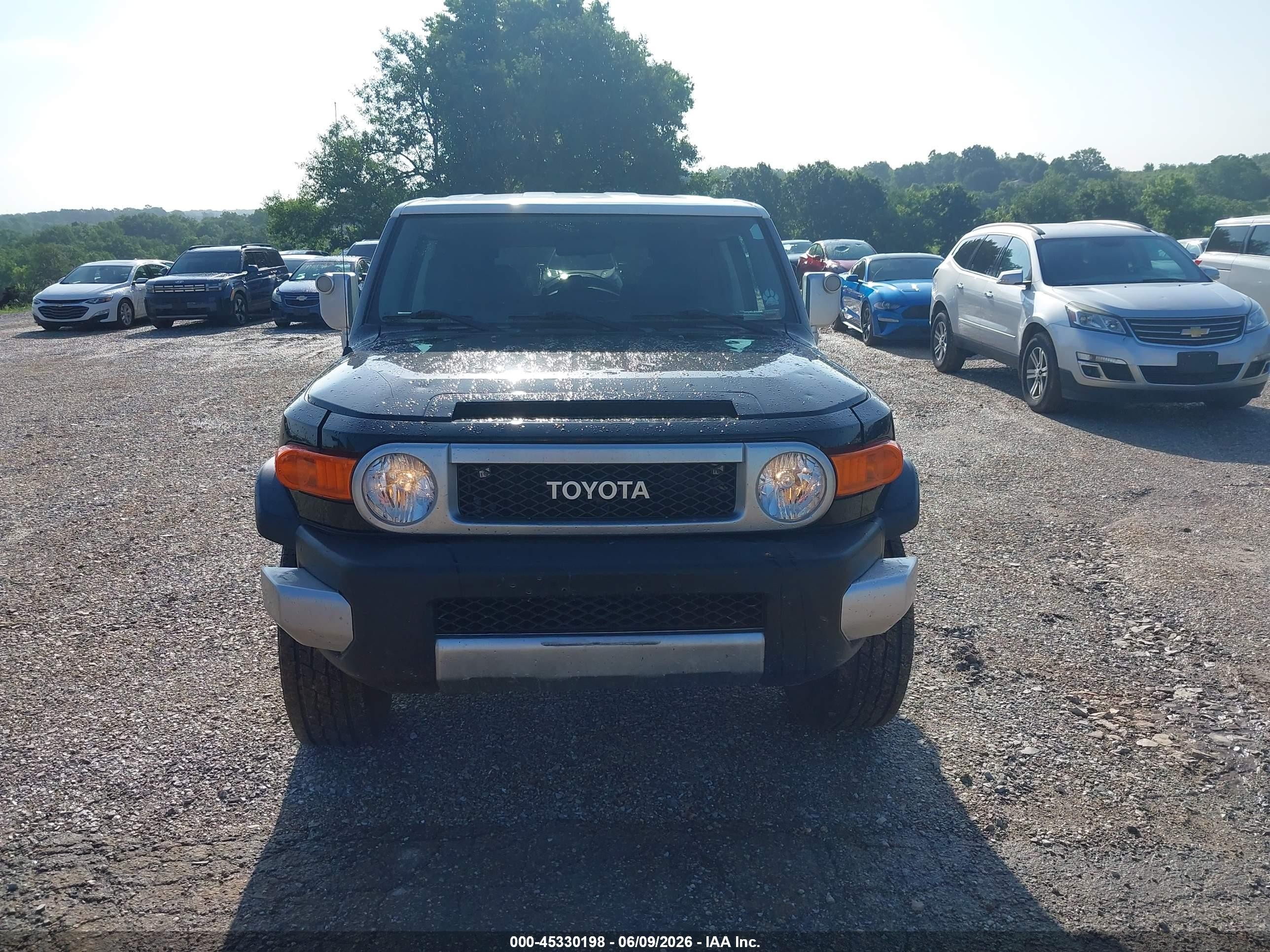 2007 Toyota Fj Cruiser Black vin: JTEBU11F070035780