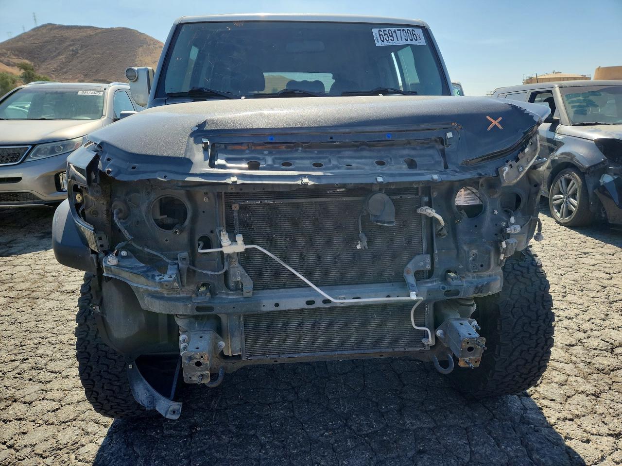 2007 Toyota Fj Cruiser Base Black vin: JTEBU11F070041224