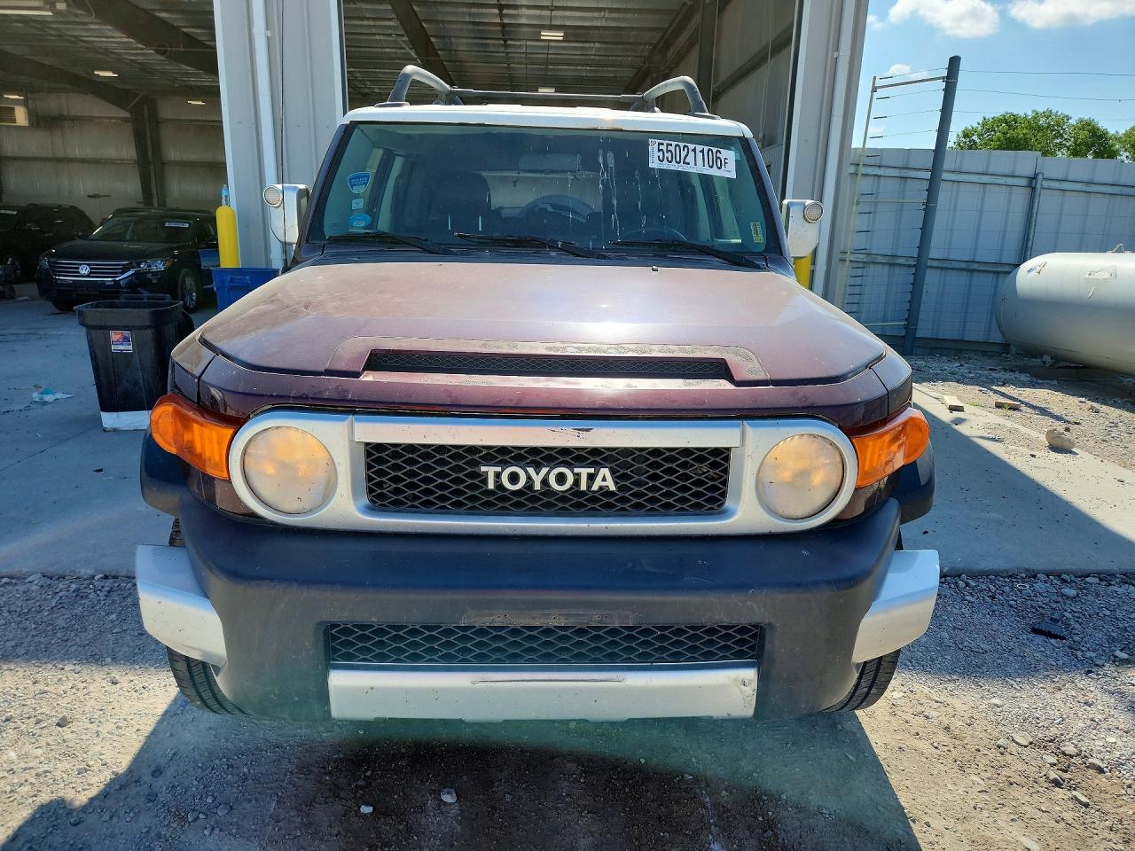 2007 Toyota Fj Cruiser Base Maroon vin: JTEBU11F070078869
