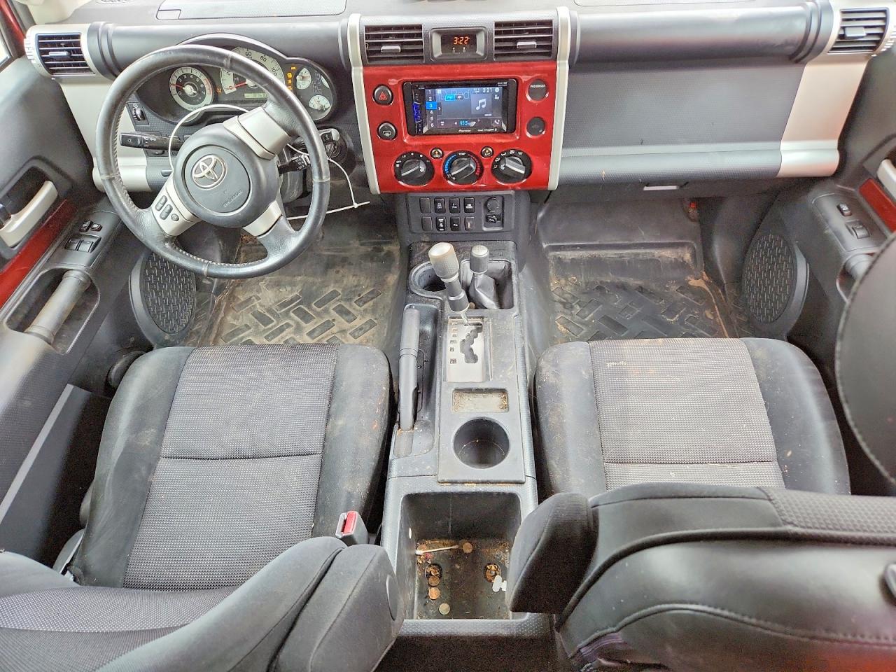 2008 Toyota Fj Cruiser Base Maroon vin: JTEBU11F08K003451