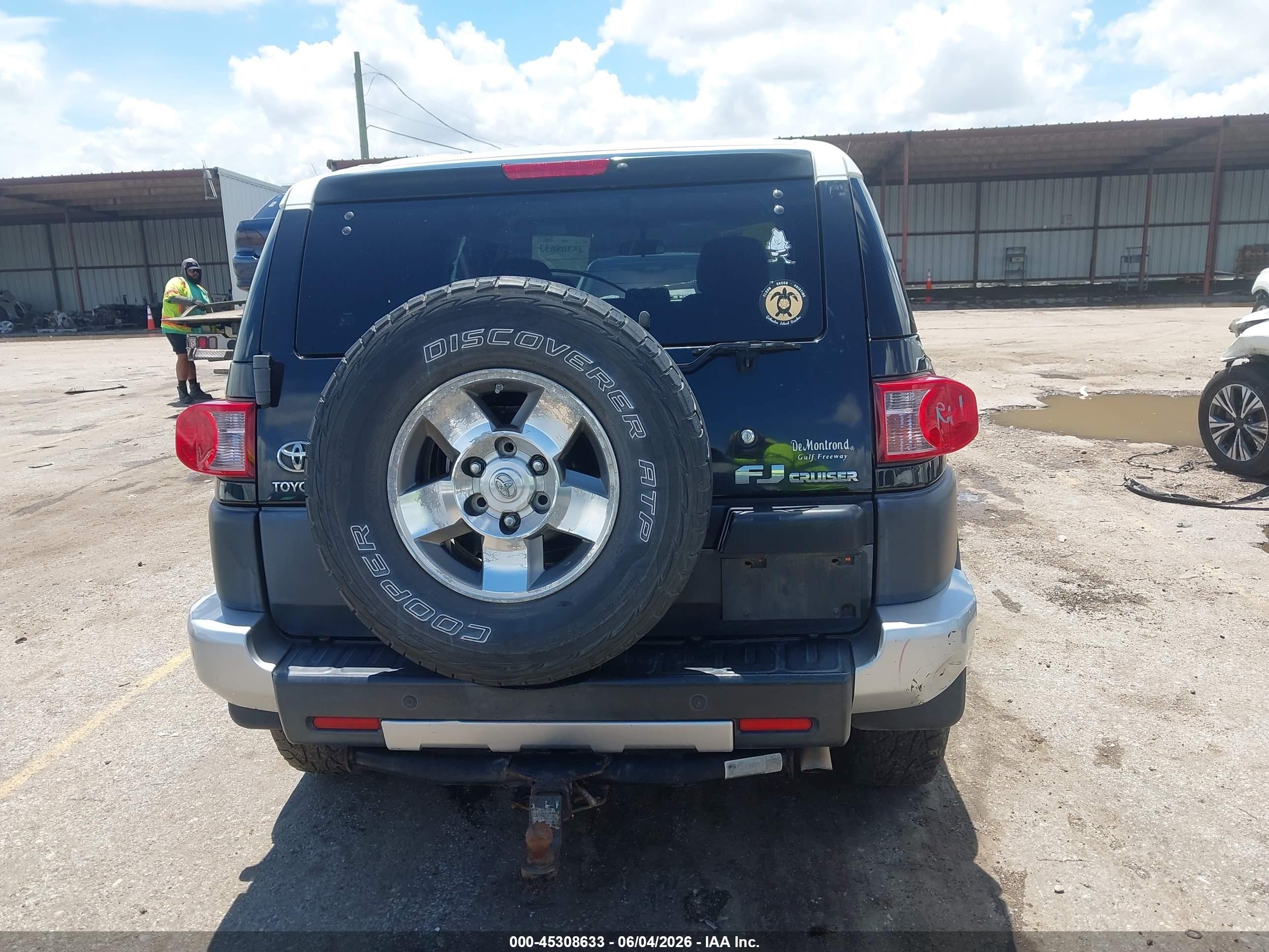2008 Toyota Fj Cruiser   Black vin: JTEBU11F08K051113