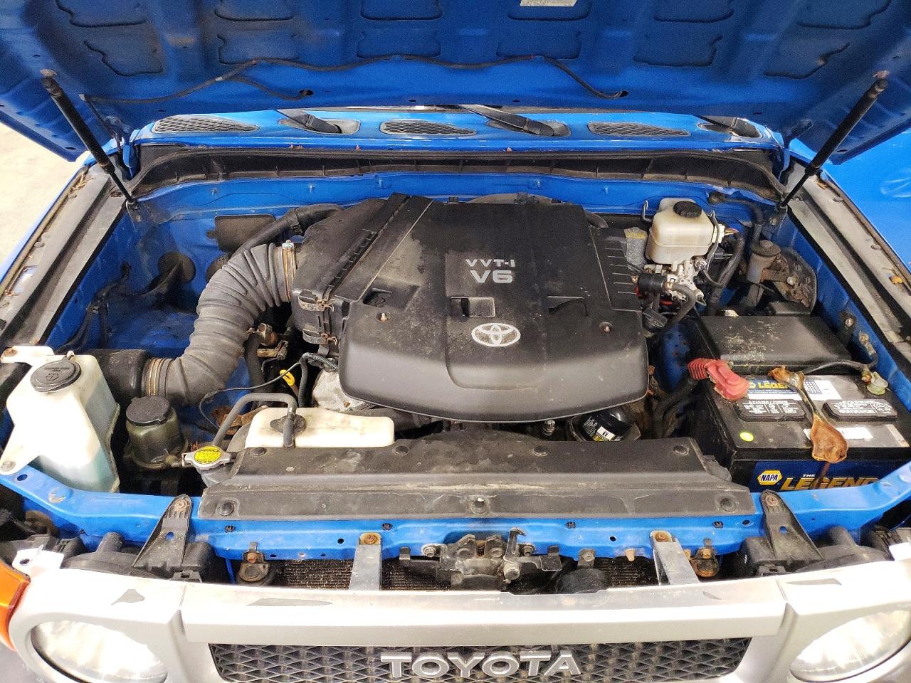 2007 Toyota Fj Cruiser Base Blue vin: JTEBU11F170012671