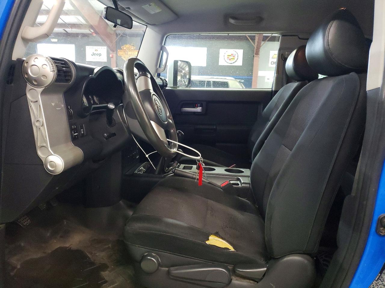 2007 Toyota Fj Cruiser Base Blue vin: JTEBU11F170012671