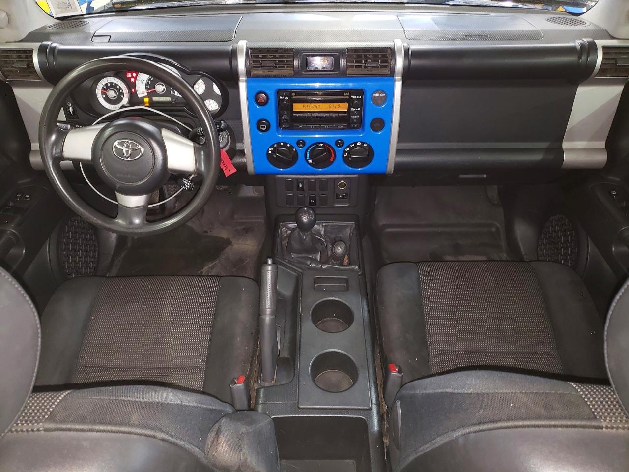 2007 Toyota Fj Cruiser Base Blue vin: JTEBU11F170012671