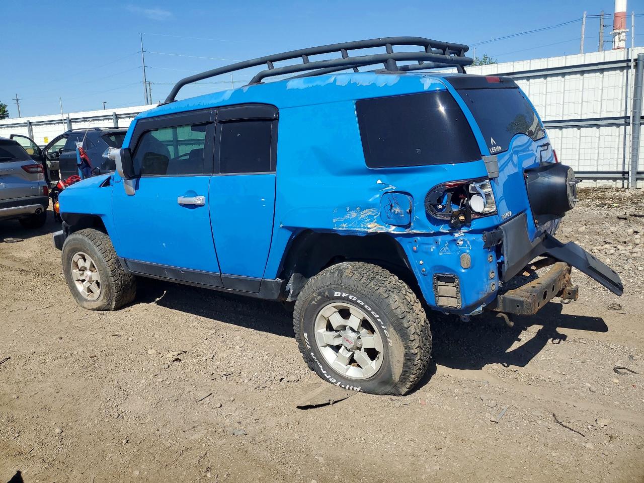 2007 Toyota Fj Cruiser Base Blue vin: JTEBU11F170043645