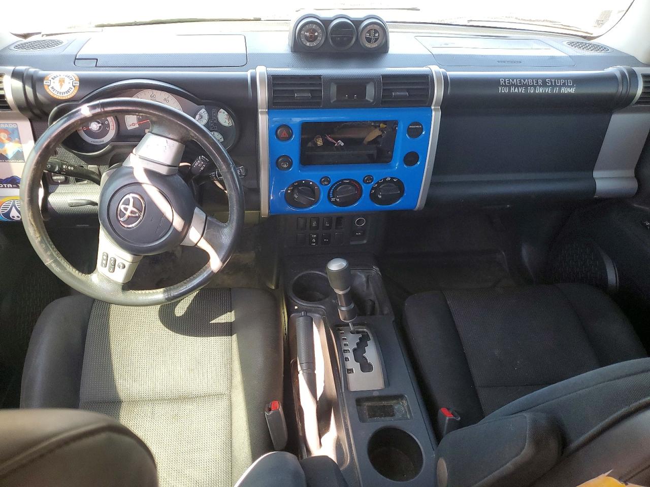 2007 Toyota Fj Cruiser Base Blue vin: JTEBU11F170043645