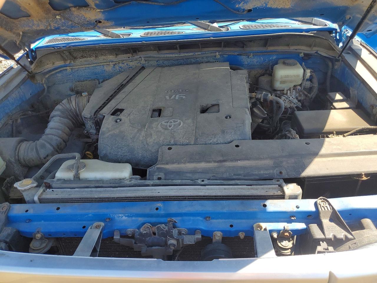 2007 Toyota Fj Cruiser Base Blue vin: JTEBU11F170043645
