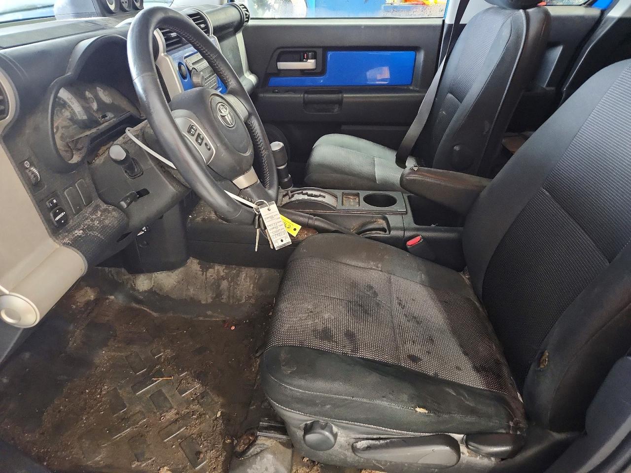 2007 Toyota Fj Cruiser Base Blue vin: JTEBU11F170078637