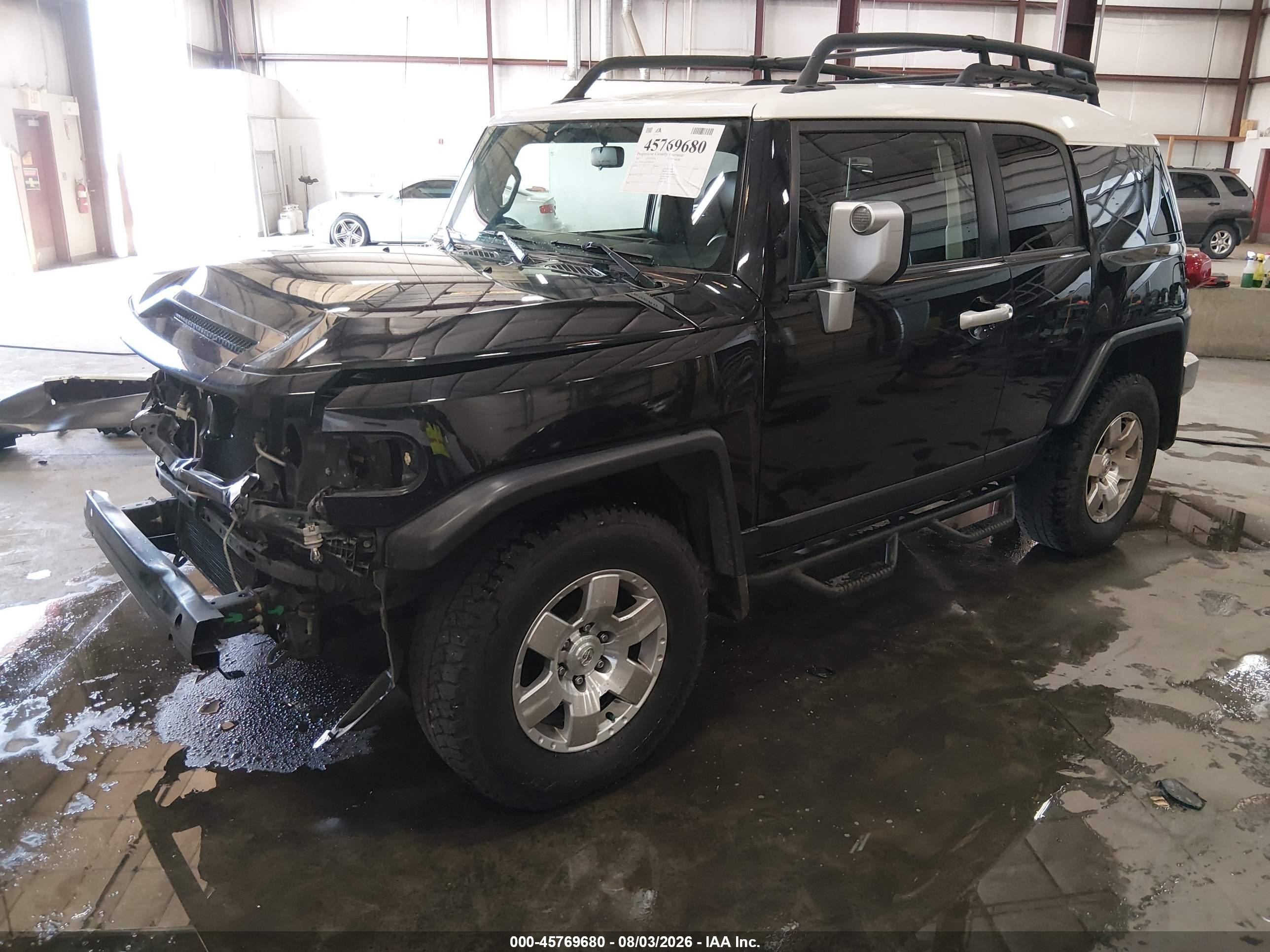 2007 Toyota Fj Cruiser   Black vin: JTEBU11F170096474