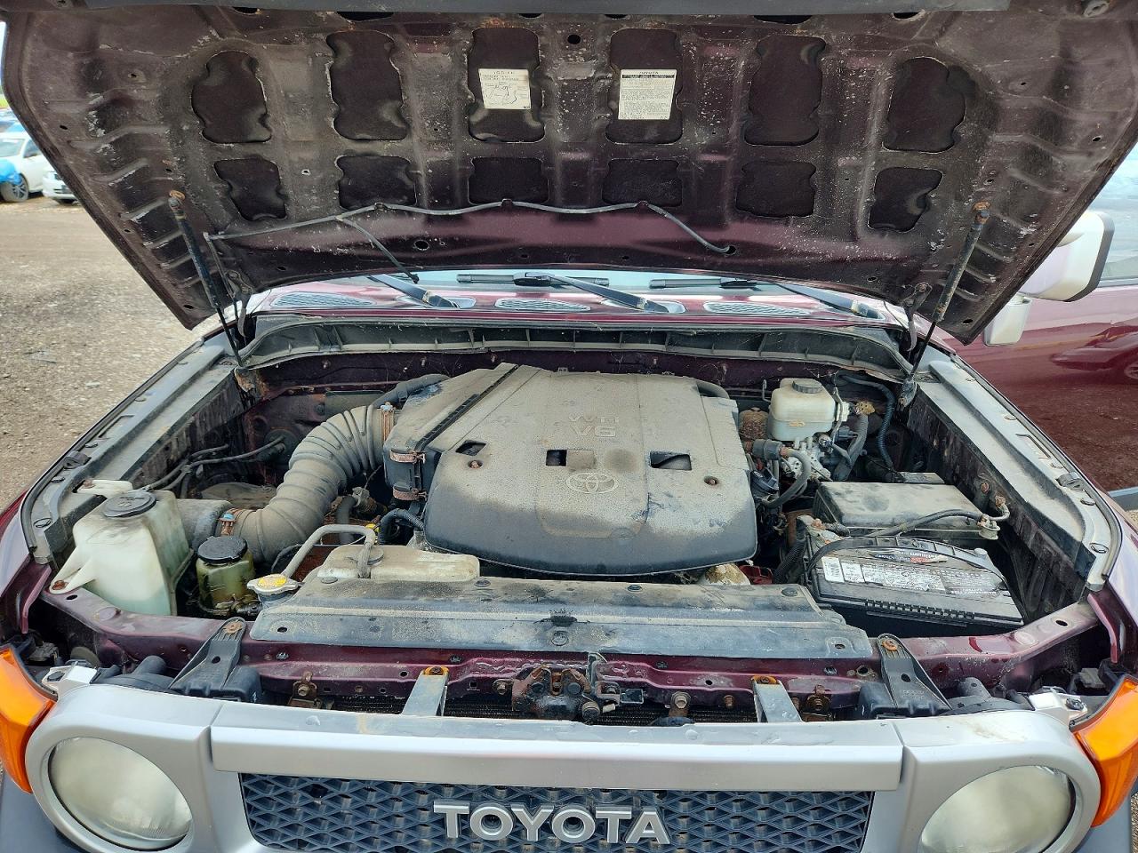 2007 Toyota Fj Cruiser Base Brown vin: JTEBU11F170098645
