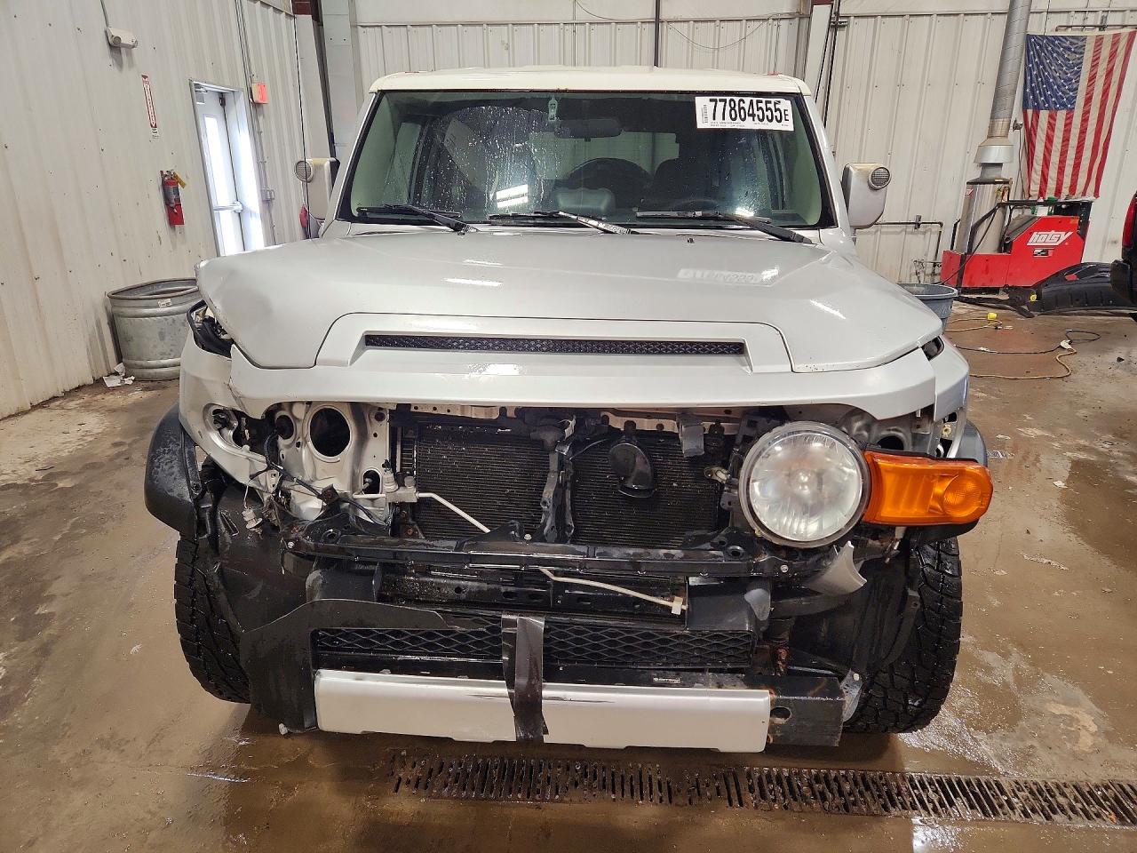 2008 Toyota Fj Cruiser Base Серый vin: JTEBU11F18K019447