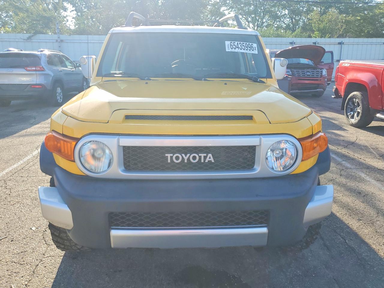 2007 Toyota Fj Cruiser Base Yellow vin: JTEBU11F270004126