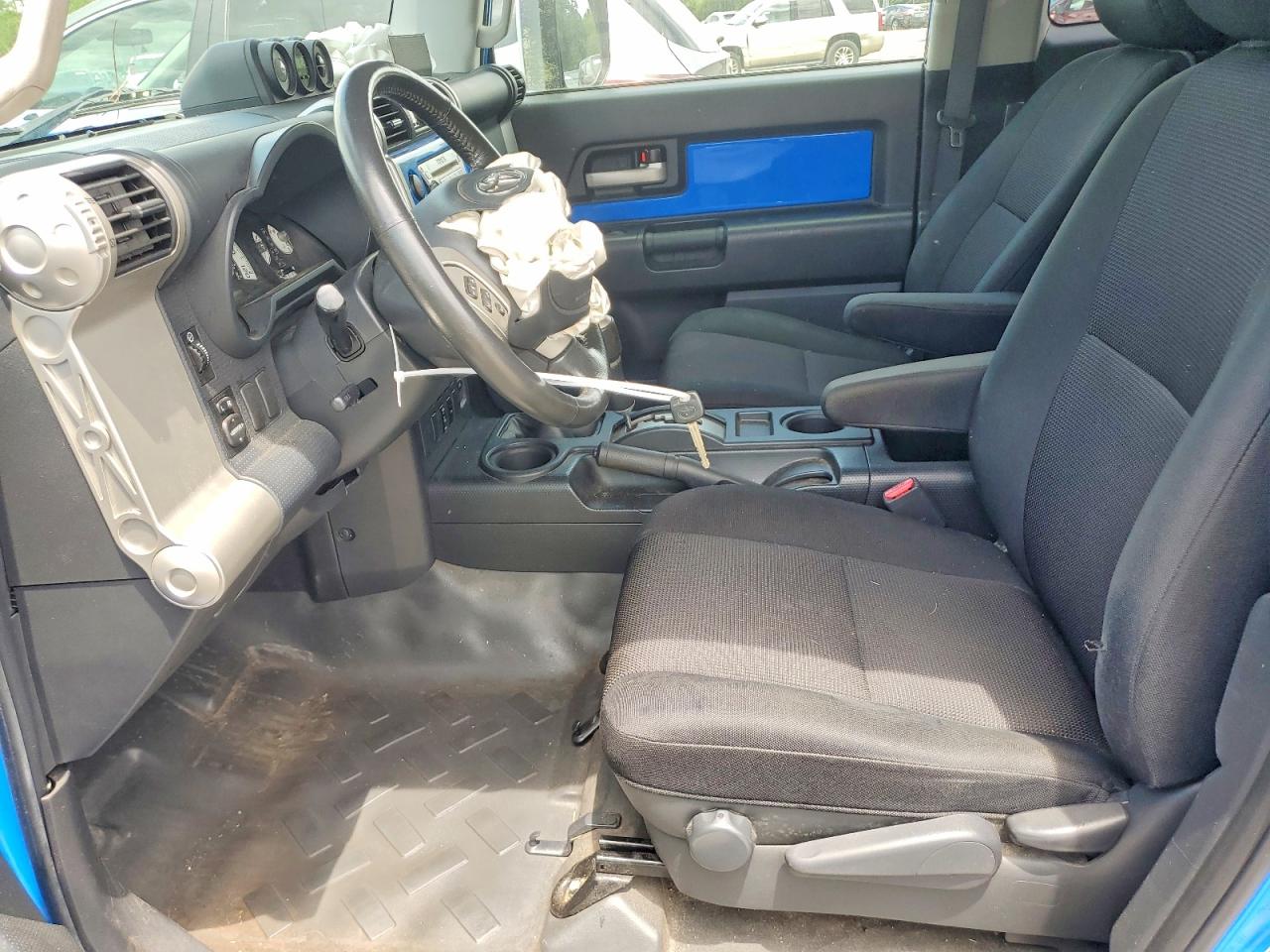 2007 Toyota Fj Cruiser Base Blue vin: JTEBU11F270010458