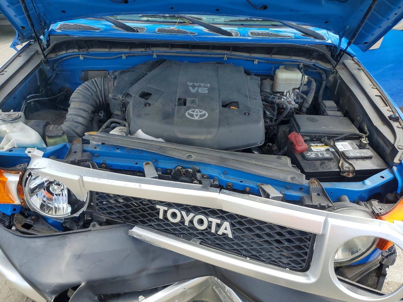 2007 Toyota Fj Cruiser Base Blue vin: JTEBU11F270010458