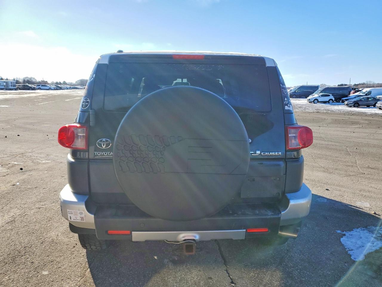 2007 Toyota Fj Cruiser Base Black vin: JTEBU11F270043542