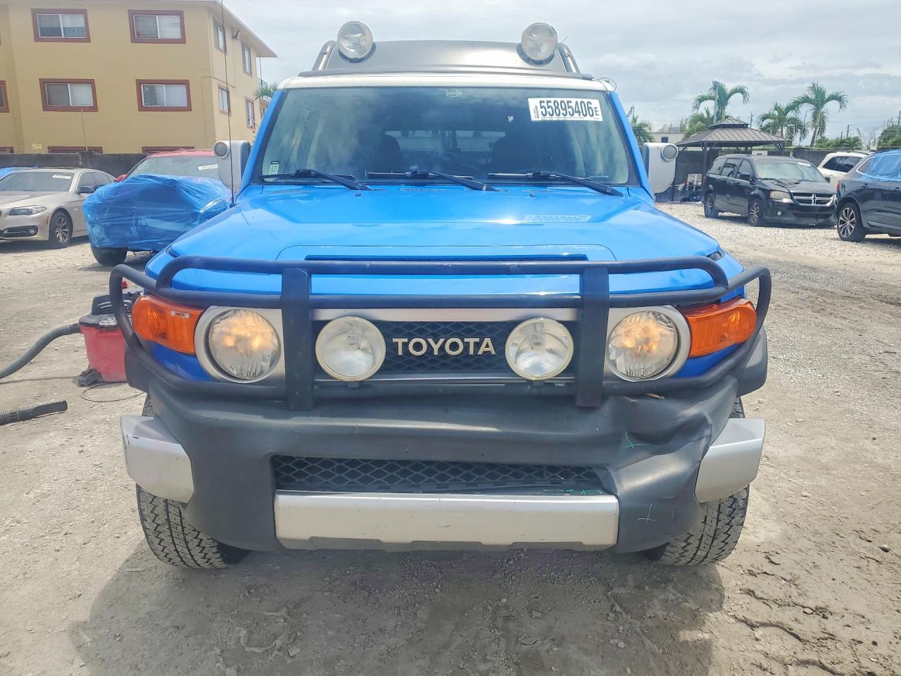2007 Toyota Fj Cruiser Base Синий vin: JTEBU11F270097746