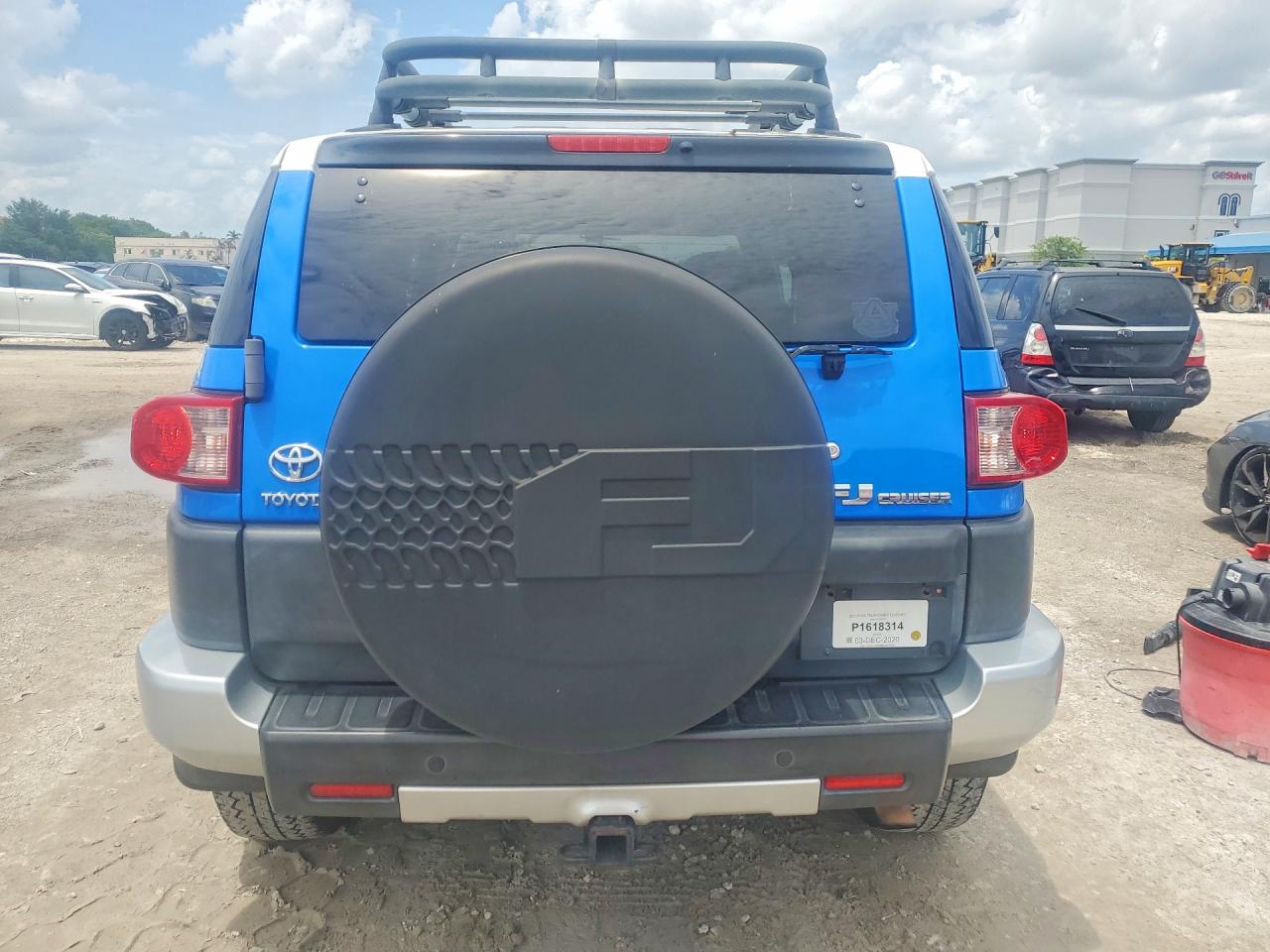 2007 Toyota Fj Cruiser Base Синий vin: JTEBU11F270097746