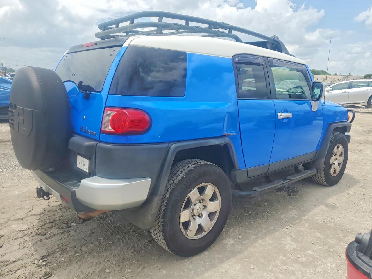 2007 Toyota Fj Cruiser Base Синий vin: JTEBU11F270097746
