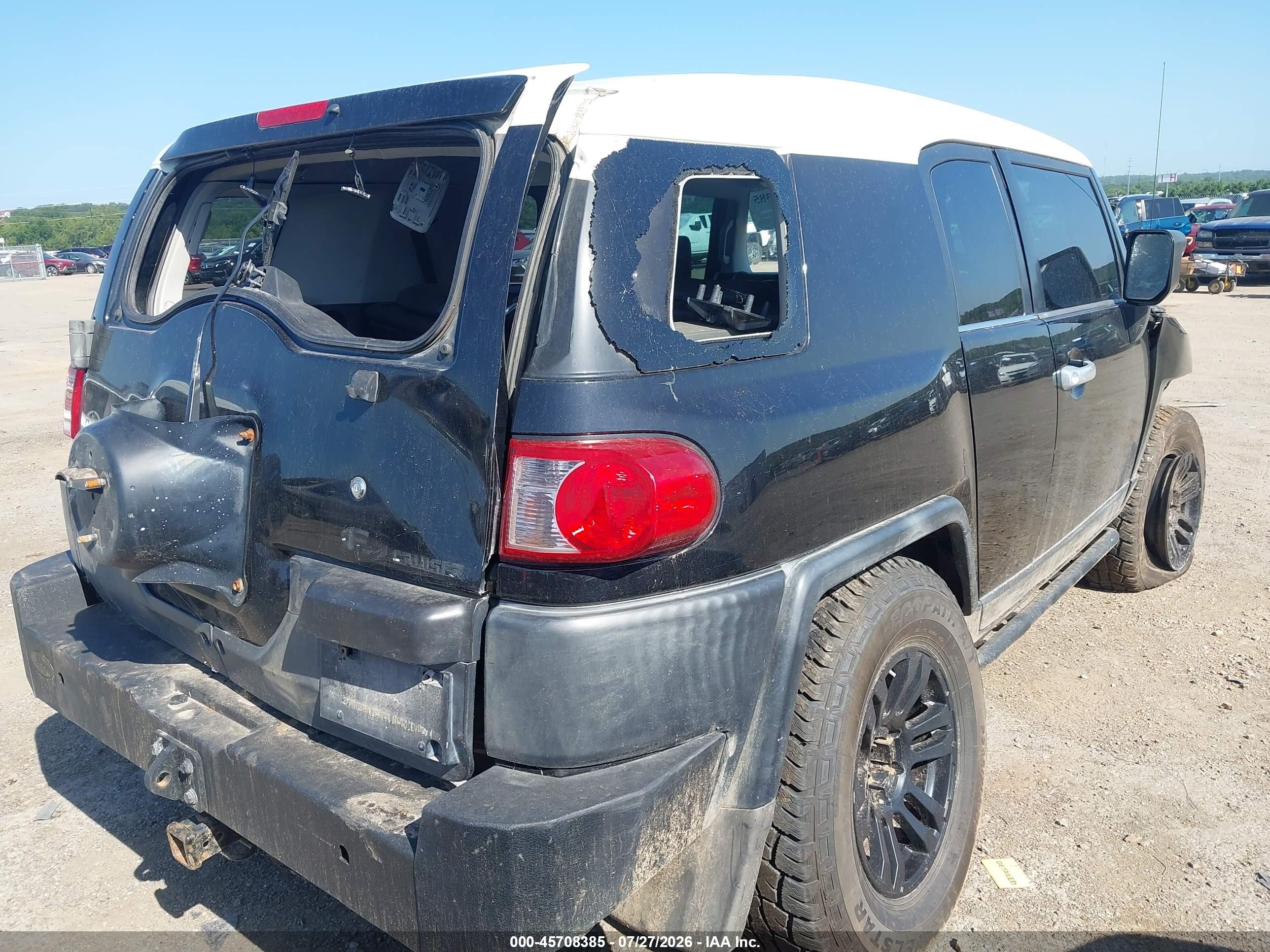 2008 Toyota Fj Cruiser   Черный vin: JTEBU11F28K019859