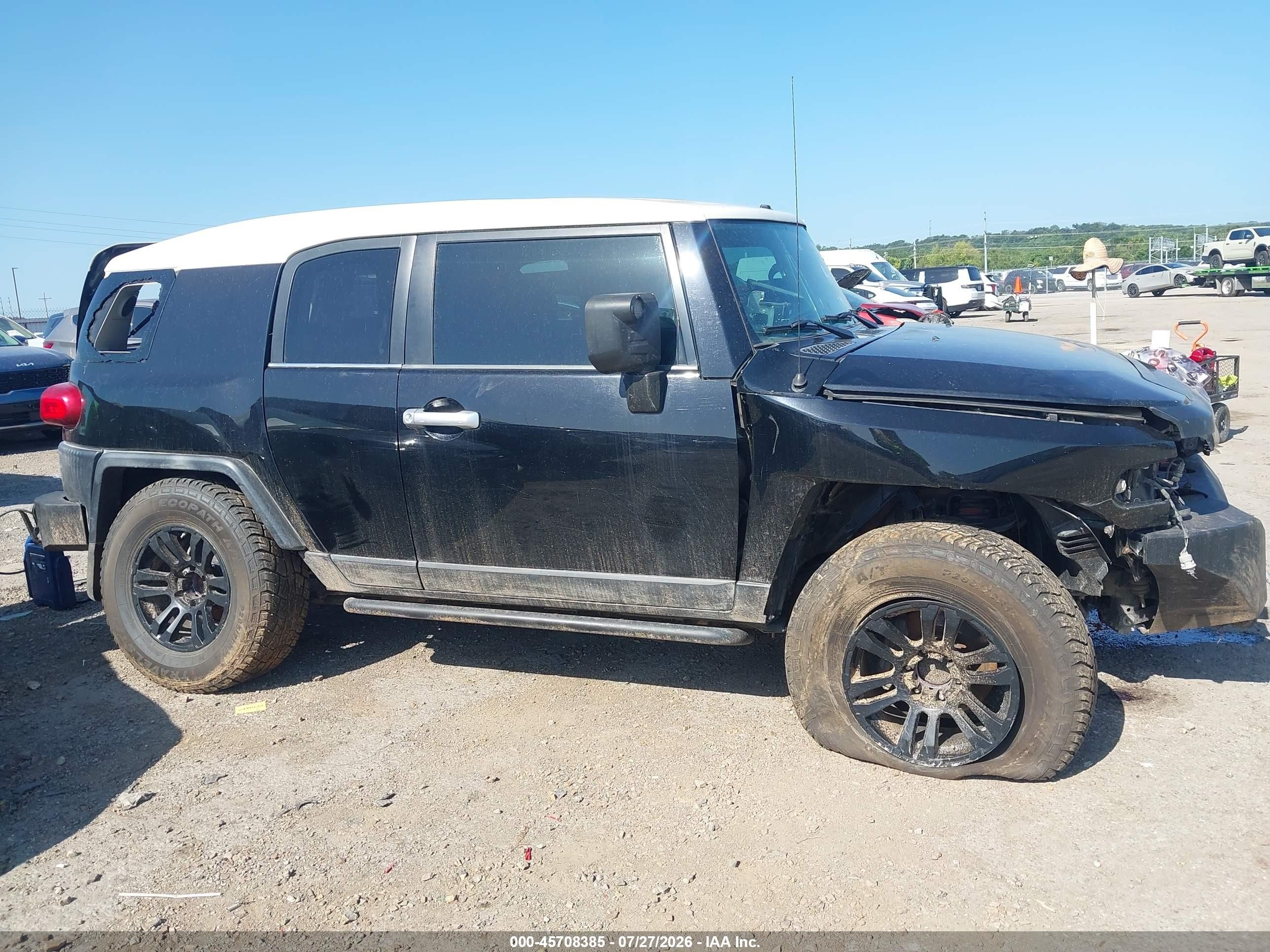 2008 Toyota Fj Cruiser   Черный vin: JTEBU11F28K019859