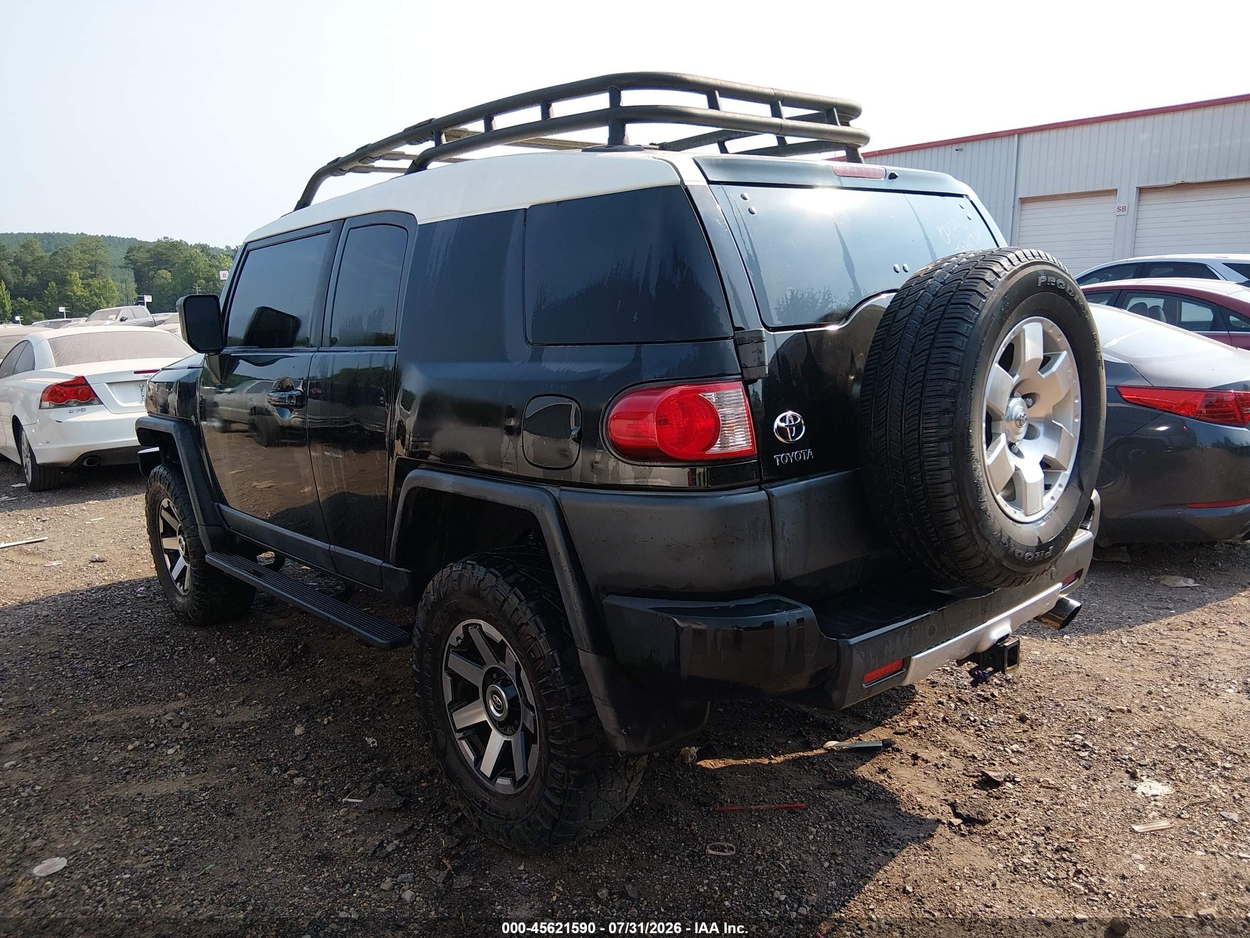 2008 Toyota Fj Cruiser   Black vin: JTEBU11F28K041442