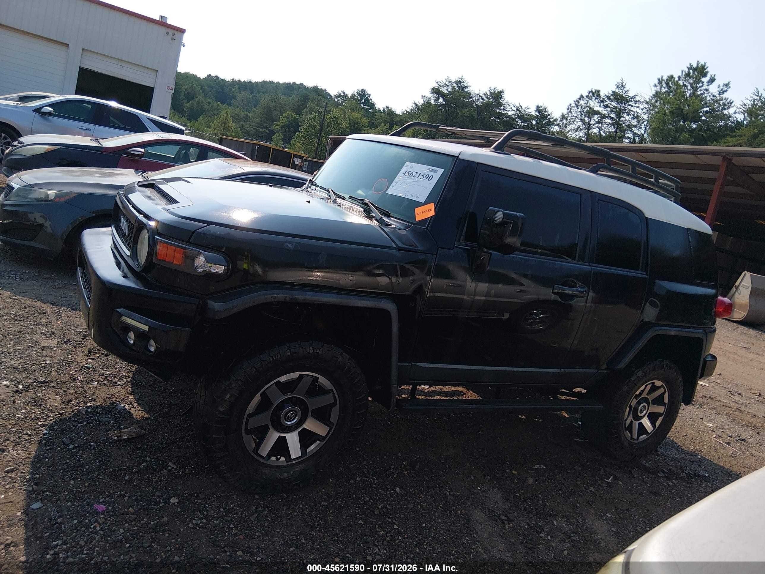 2008 Toyota Fj Cruiser   Black vin: JTEBU11F28K041442