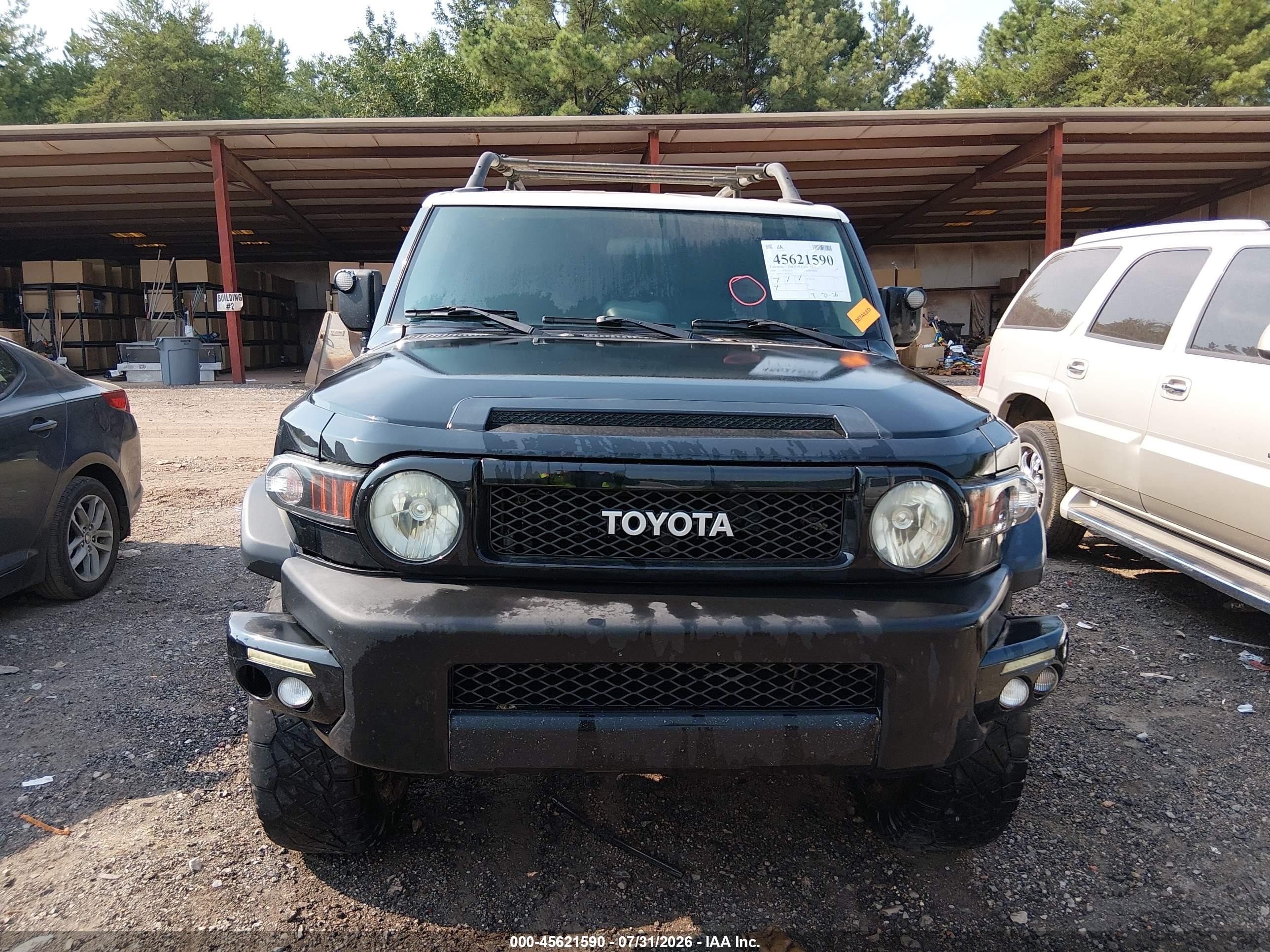 2008 Toyota Fj Cruiser   Black vin: JTEBU11F28K041442