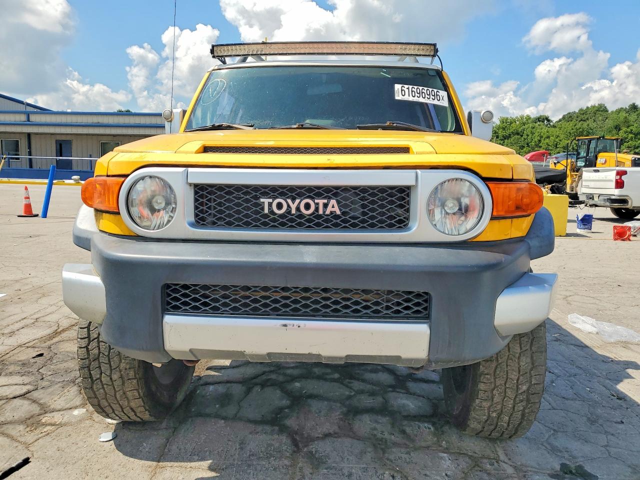 2007 Toyota Fj Cruiser Base Yellow vin: JTEBU11F370019556
