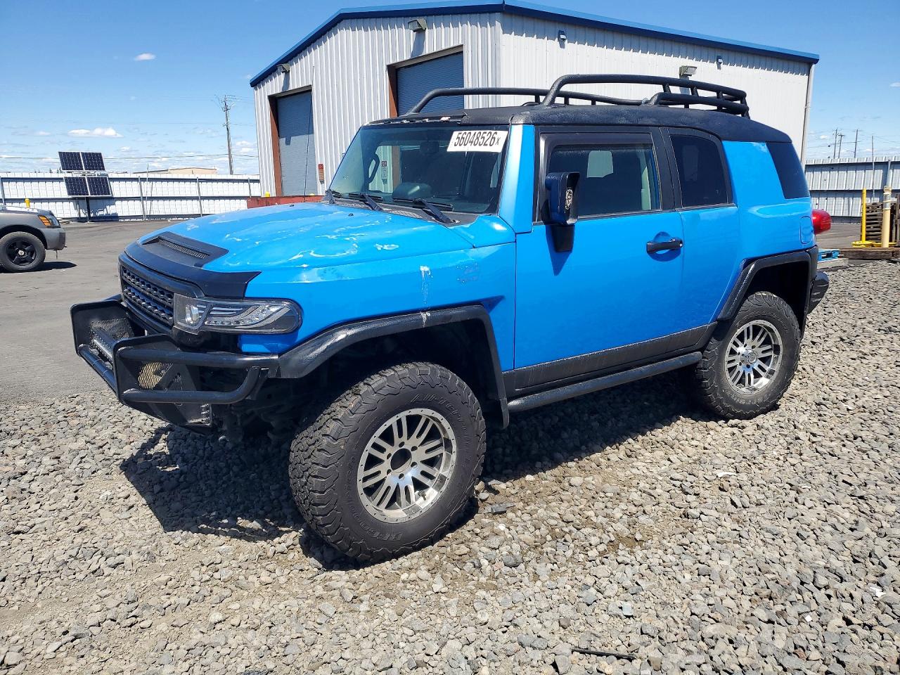 2007 Toyota Fj Cruiser Base Blue vin: JTEBU11F370021579