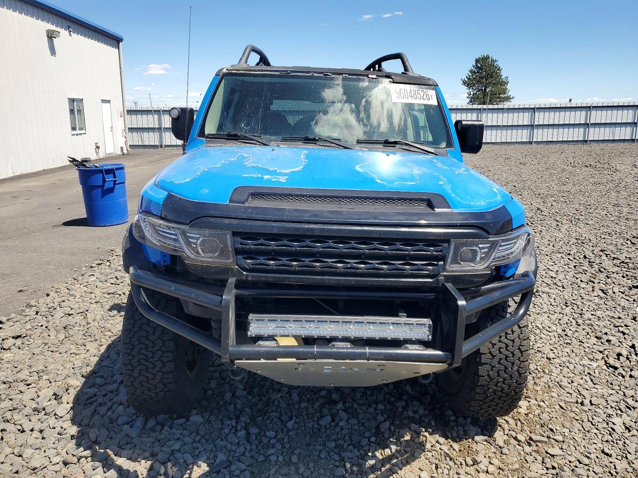 2007 Toyota Fj Cruiser Base Blue vin: JTEBU11F370021579