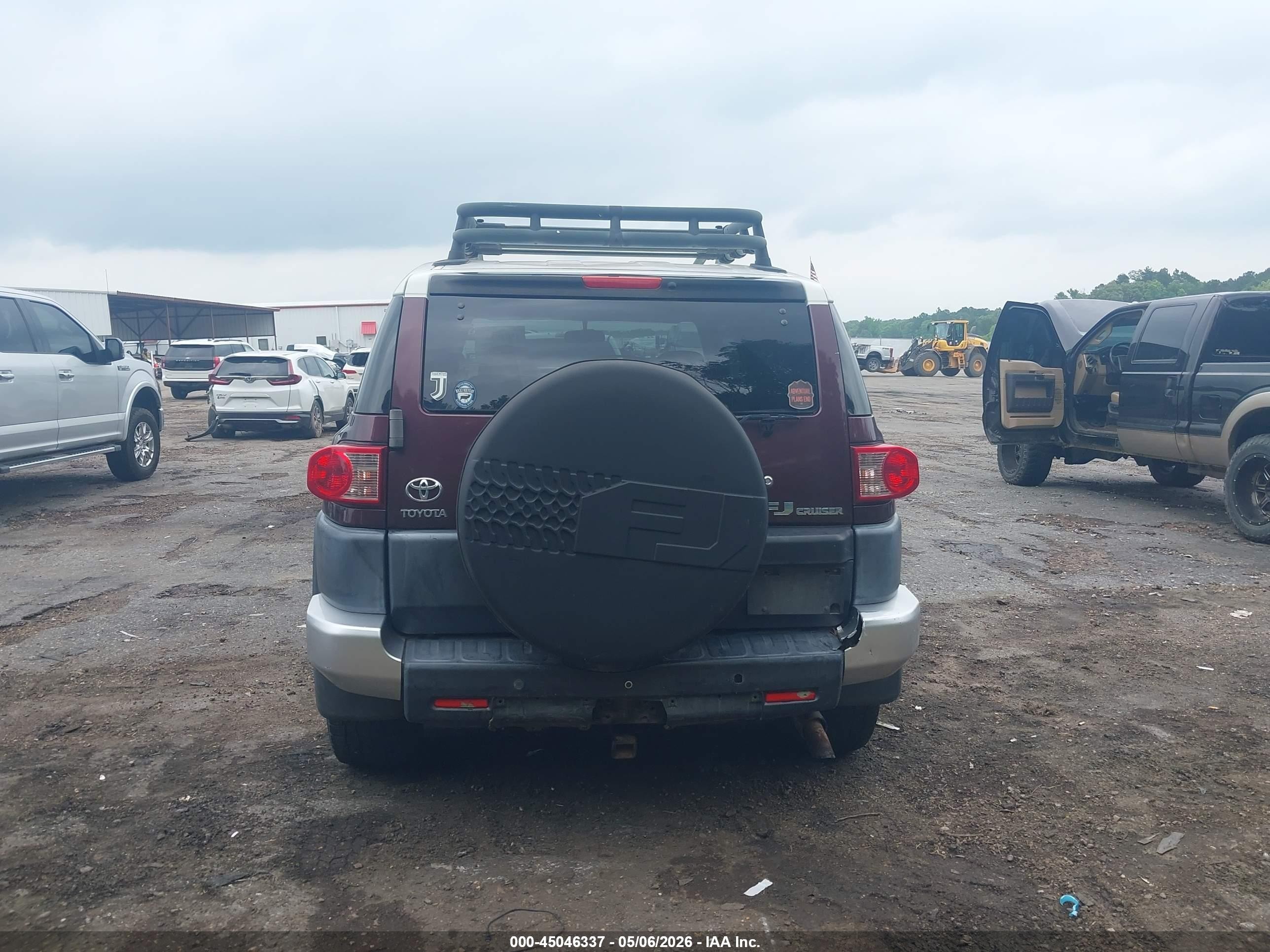 2007 Toyota Fj Cruiser   Темно-бордовый vin: JTEBU11F370062021