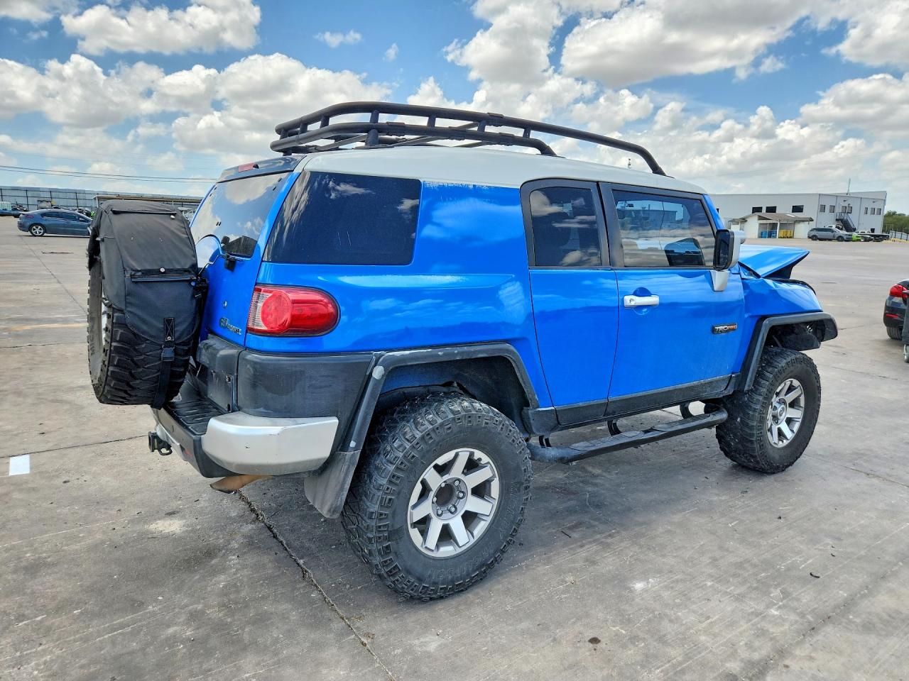 2007 Toyota Fj Cruiser Base Blue vin: JTEBU11F370065520