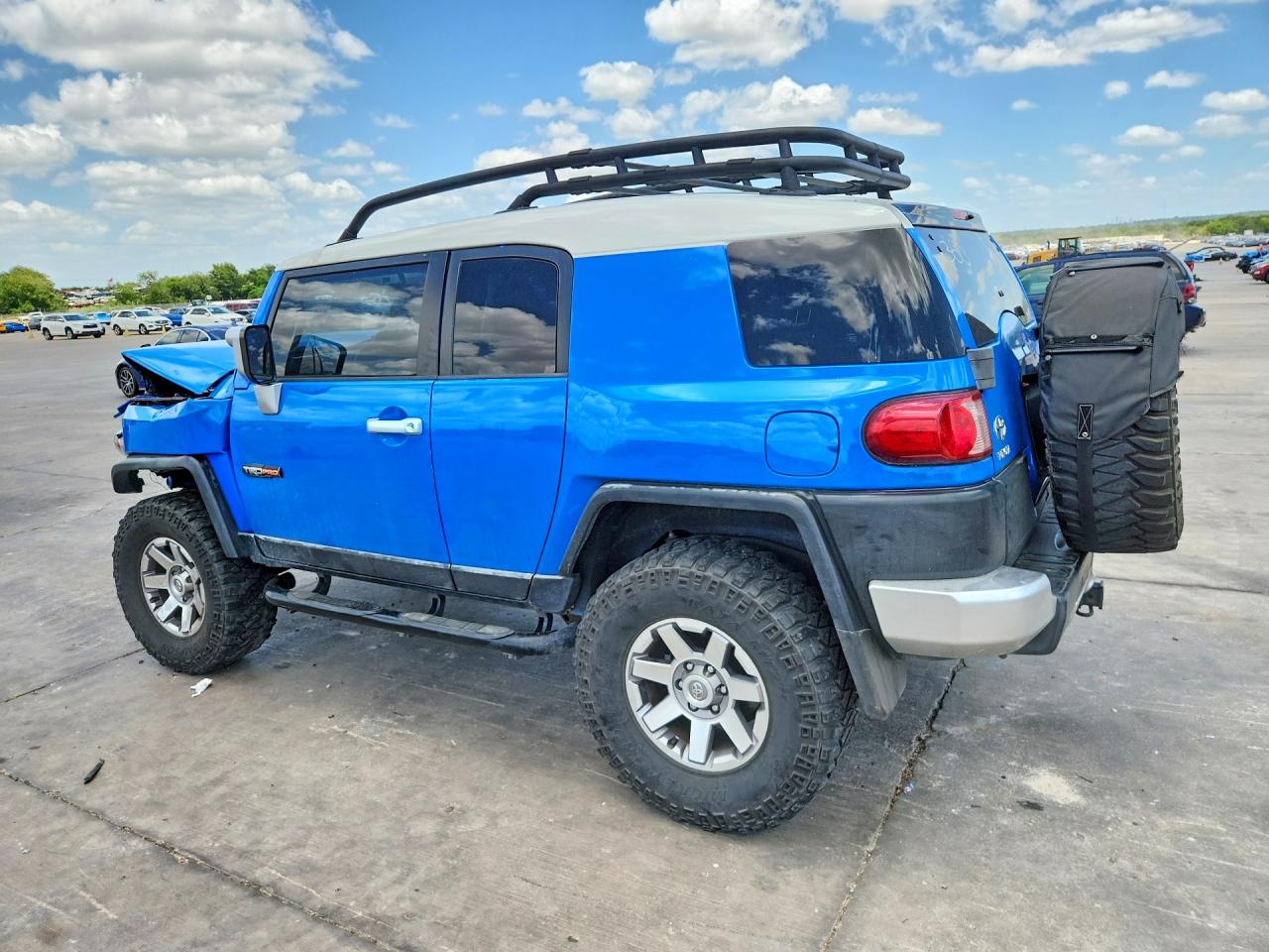 2007 Toyota Fj Cruiser Base Blue vin: JTEBU11F370065520