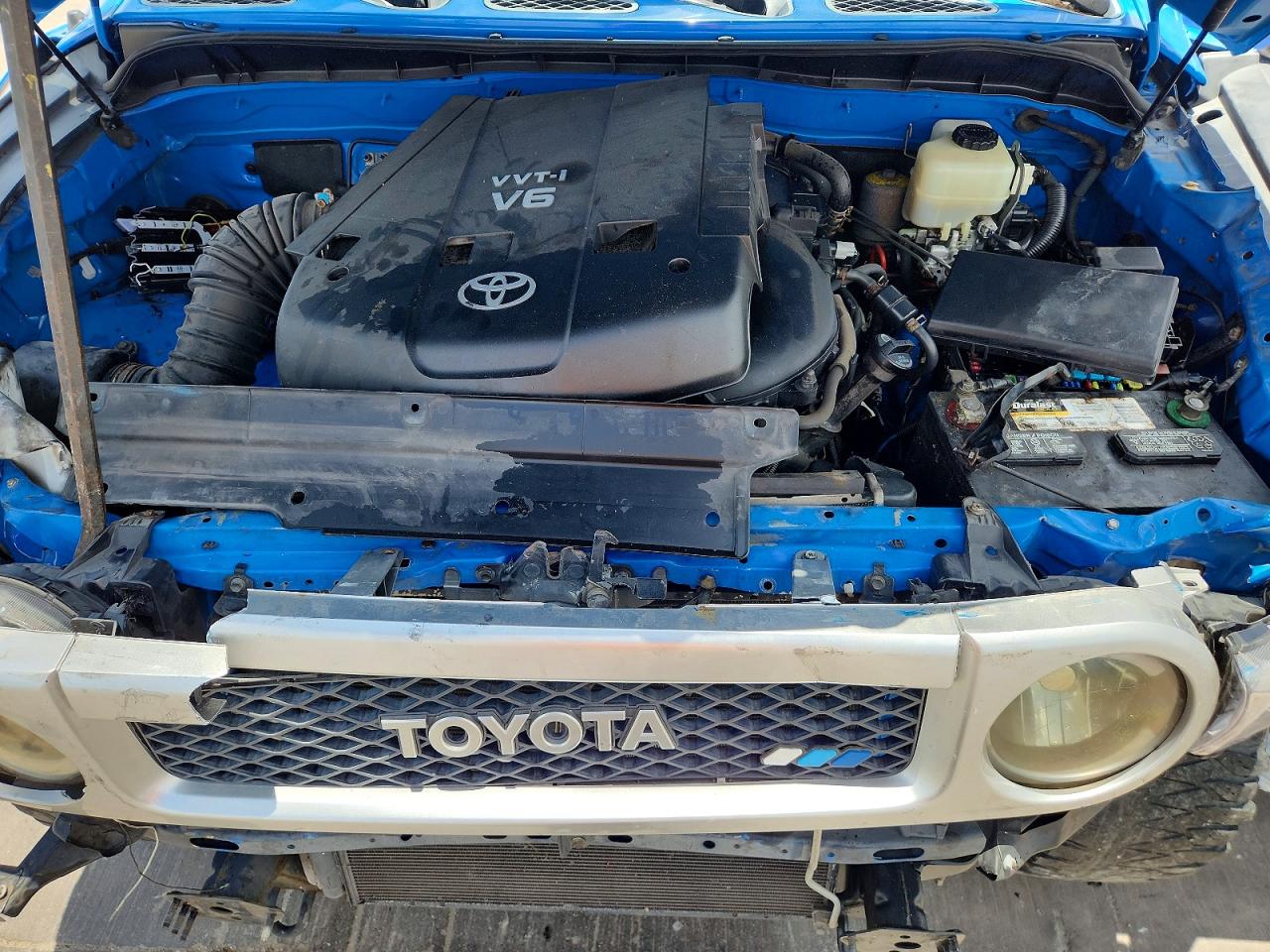 2007 Toyota Fj Cruiser Base Blue vin: JTEBU11F370065520