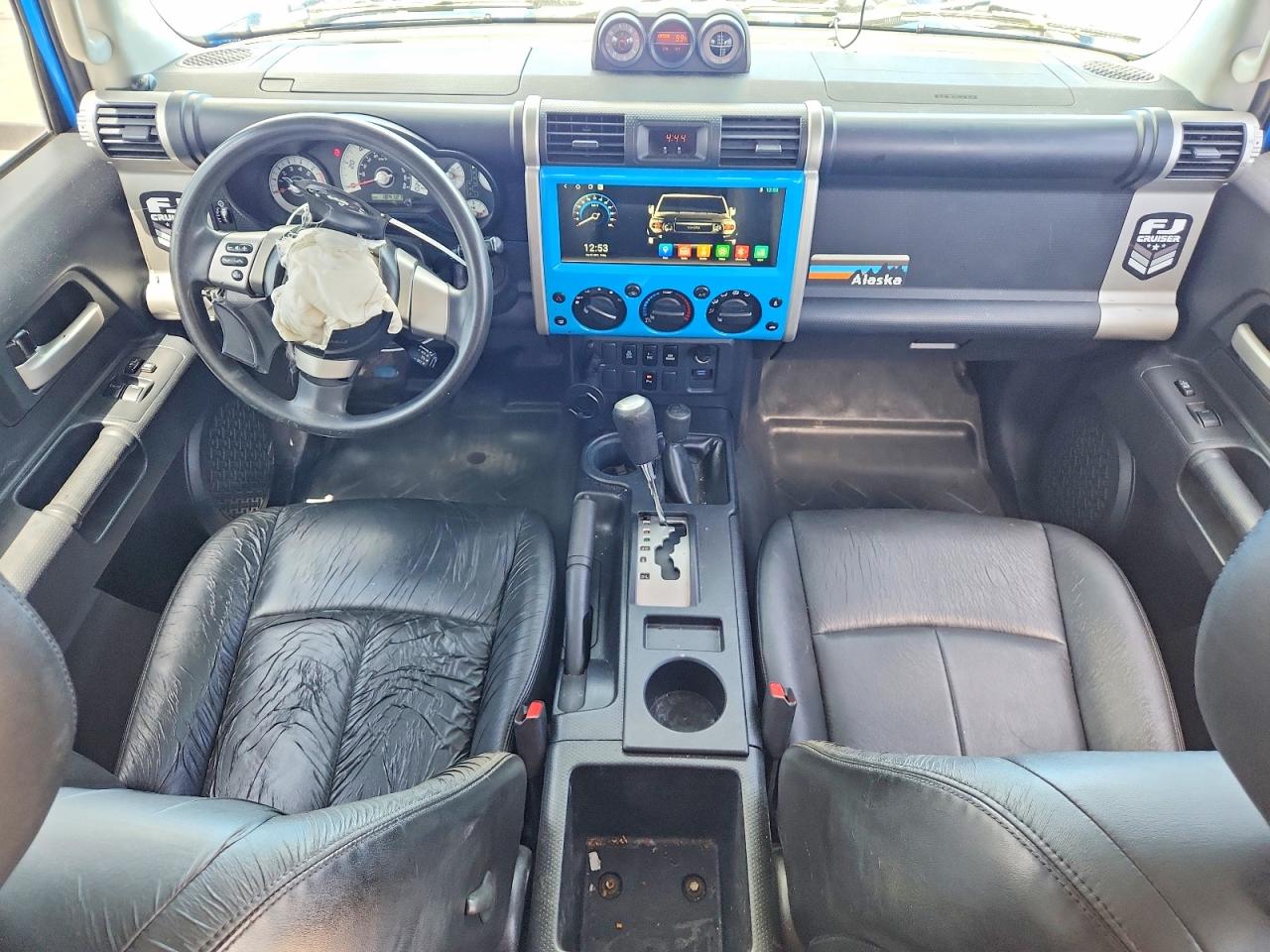 2007 Toyota Fj Cruiser Base Blue vin: JTEBU11F370065520