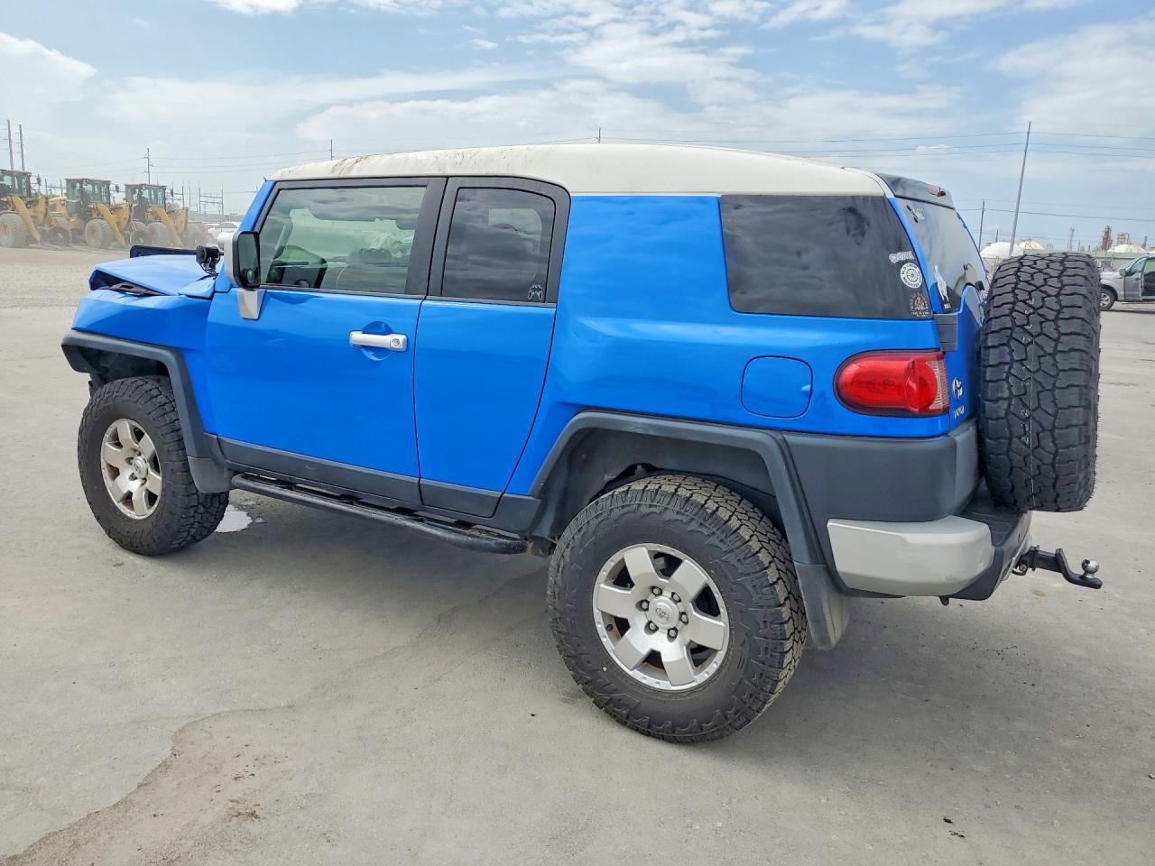 2007 Toyota Fj Cruiser Base Blue vin: JTEBU11F370074735