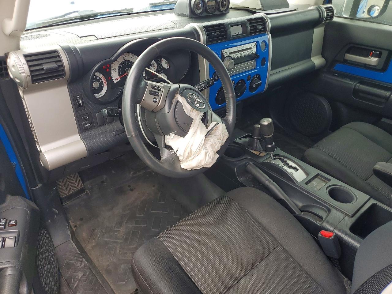 2007 Toyota Fj Cruiser Base Blue vin: JTEBU11F370074735