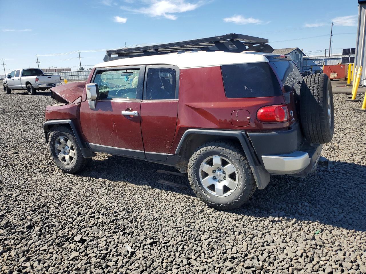 2008 Toyota Fj Cruiser Base Red vin: JTEBU11F38K017571
