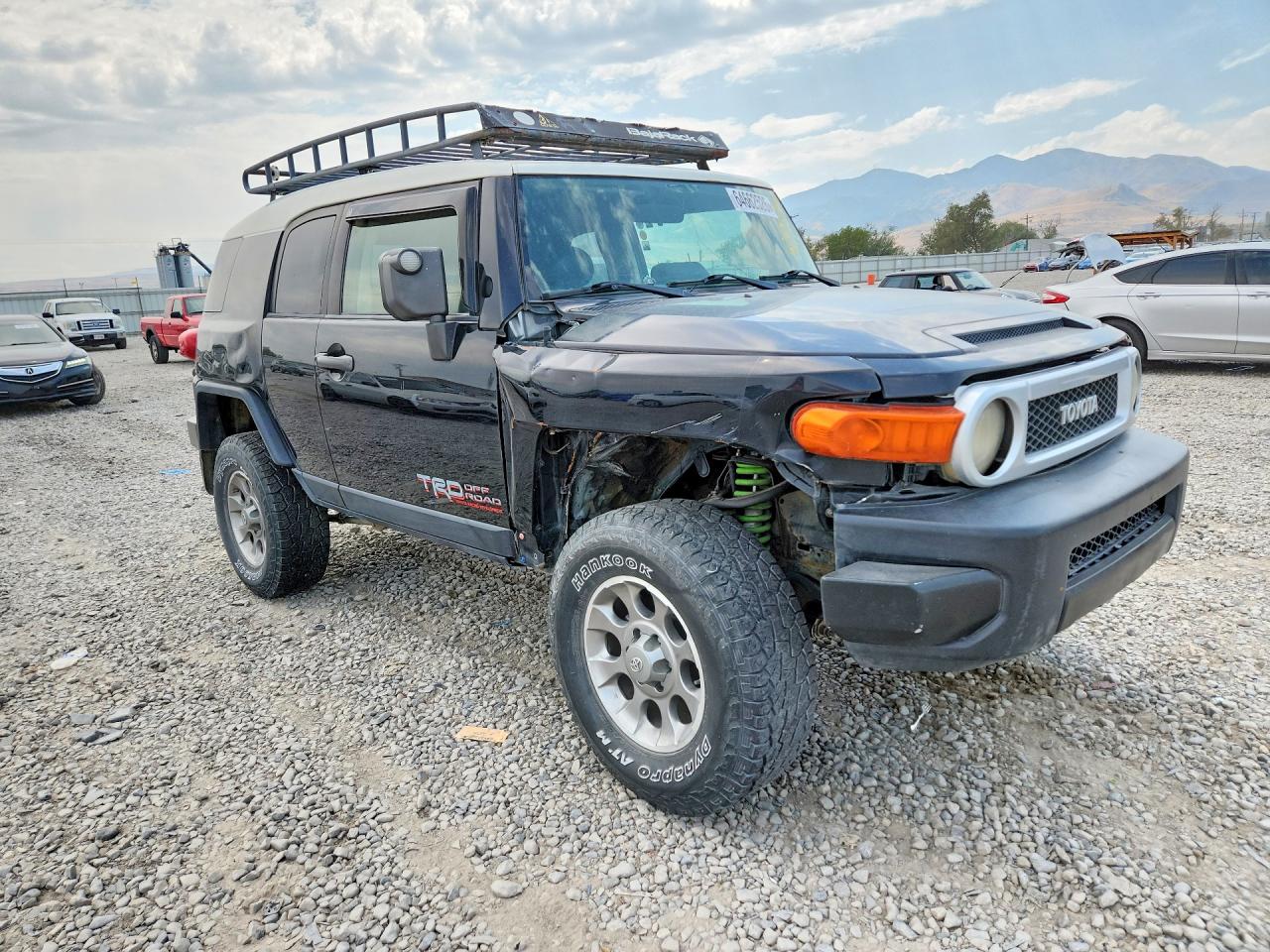 2008 Toyota Fj Cruiser Base Black vin: JTEBU11F38K035696
