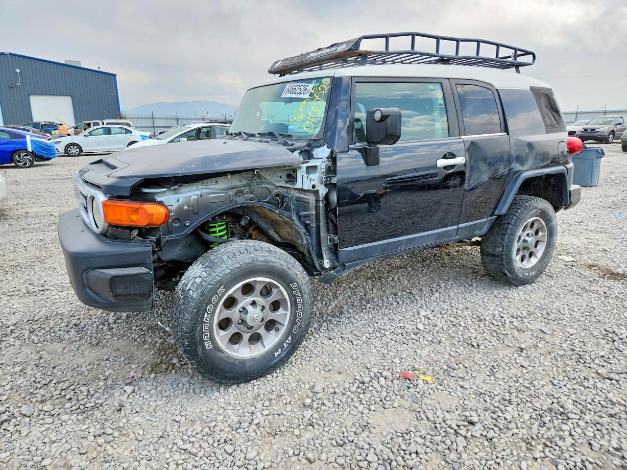 2008 Toyota Fj Cruiser Base Black vin: JTEBU11F38K035696