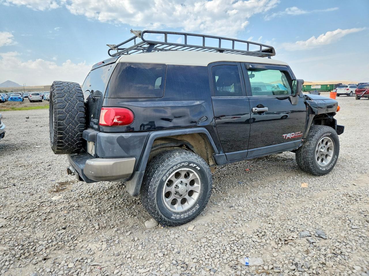 2008 Toyota Fj Cruiser Base Black vin: JTEBU11F38K035696