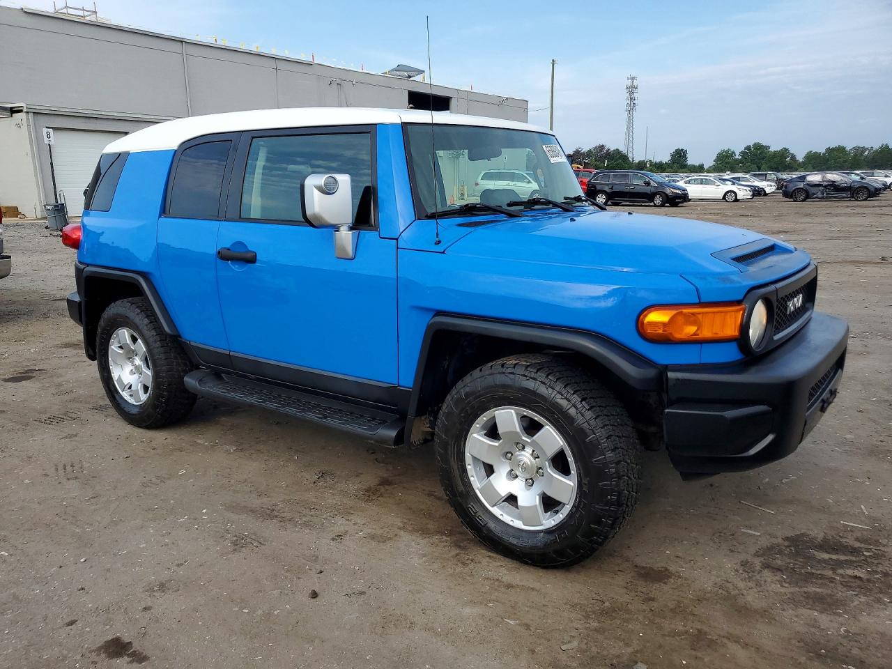 2007 Toyota Fj Cruiser Base Синий vin: JTEBU11F470002622